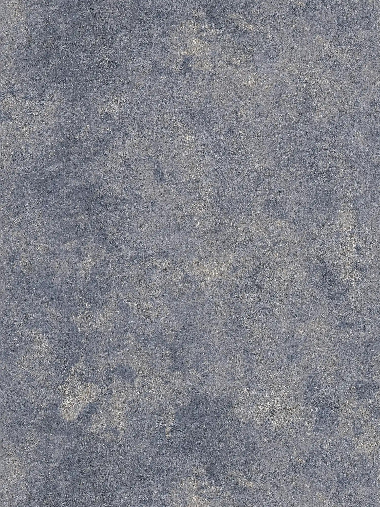behang grove structuur & glanseffect - blauw, zilver, grijs
