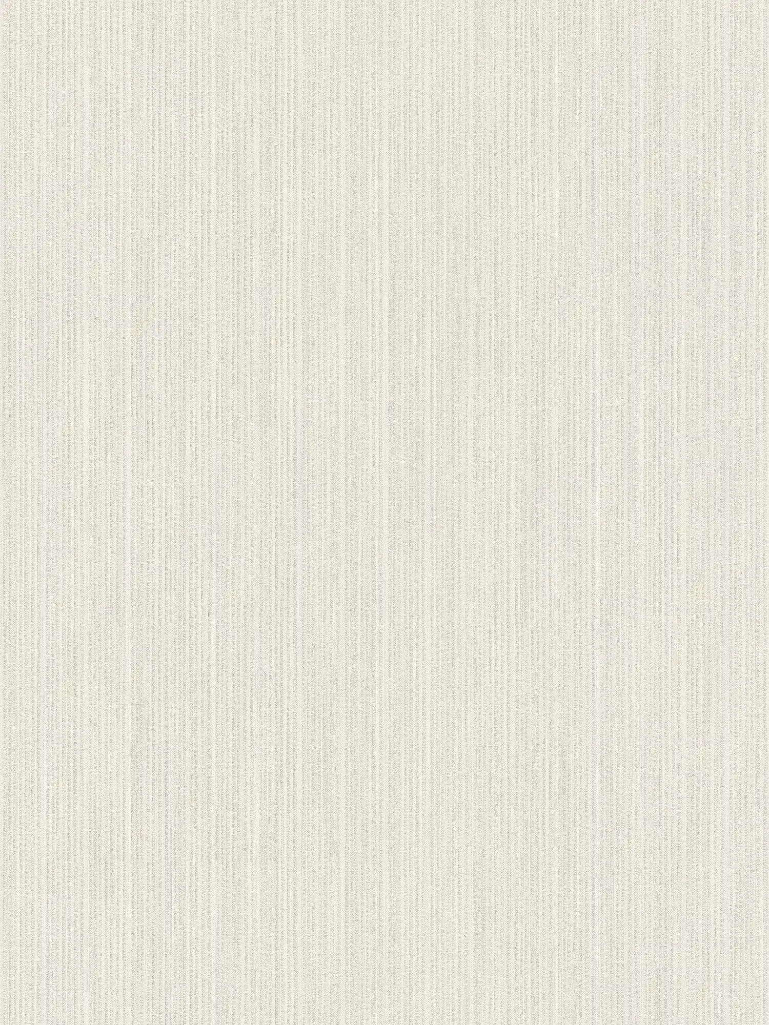 Plain wallpaper with lined structure pattern - beige
