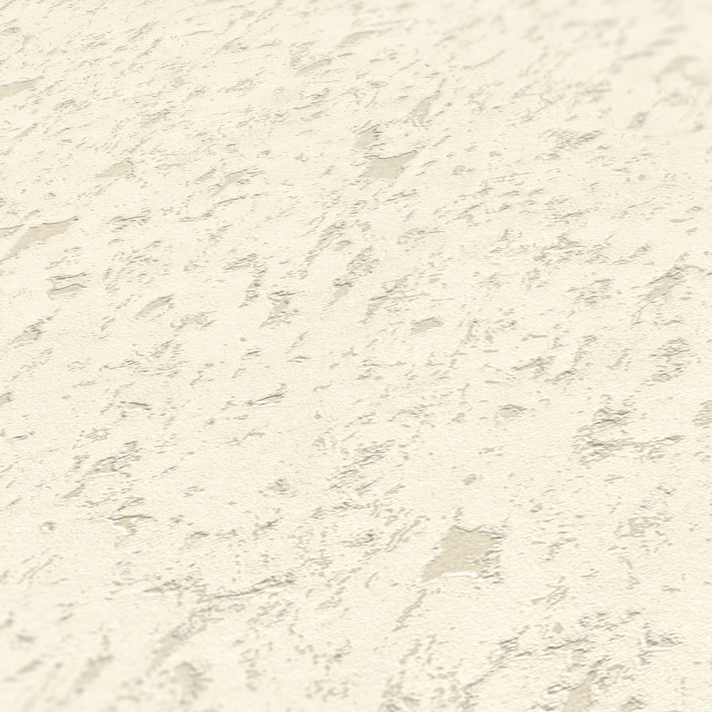             Non-woven wallpaper cork look with metallic effect - grey, white
        