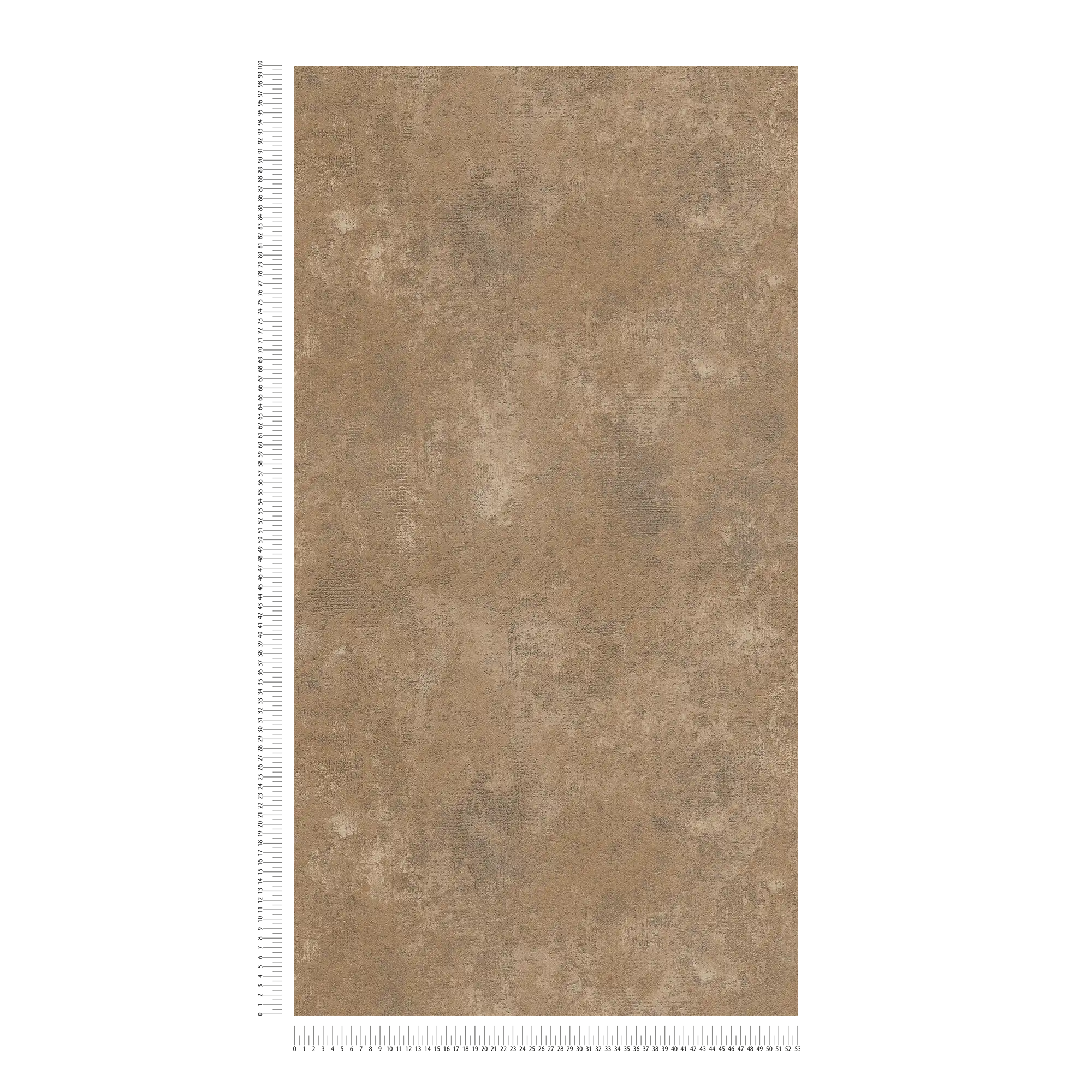             Carta da parati monocromatica in bronzo con accenti metallici - marrone
        
