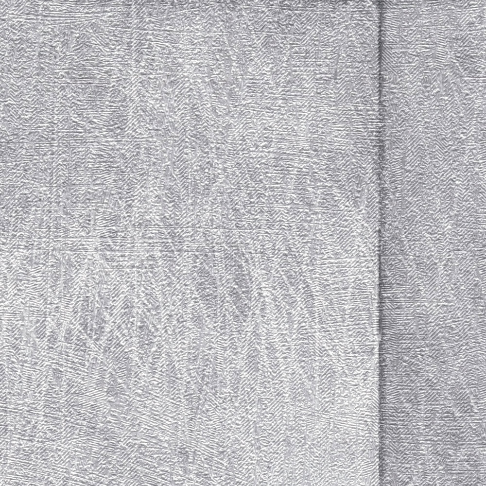             Papel pintado no tejido de diseño metálico con motivo de baldosas - gris
        