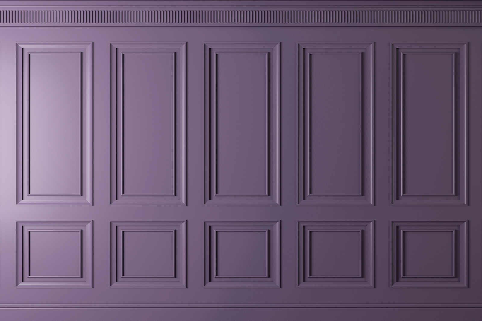             Kensington 3 - 3D Lienzo pintura paneles de madera púrpura oscuro, violeta - 0,90 m x 0,60 m
        