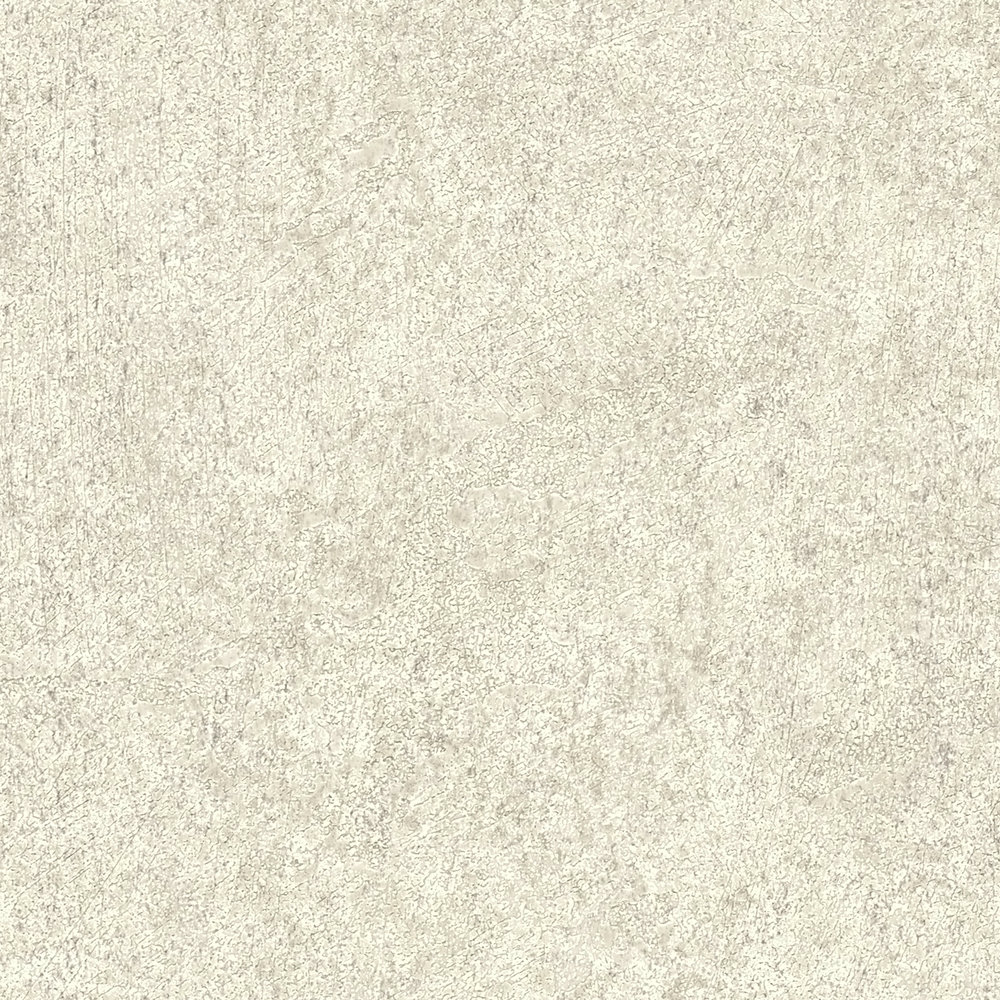             Papier peint uni beige, satiné avec structure crépi
        