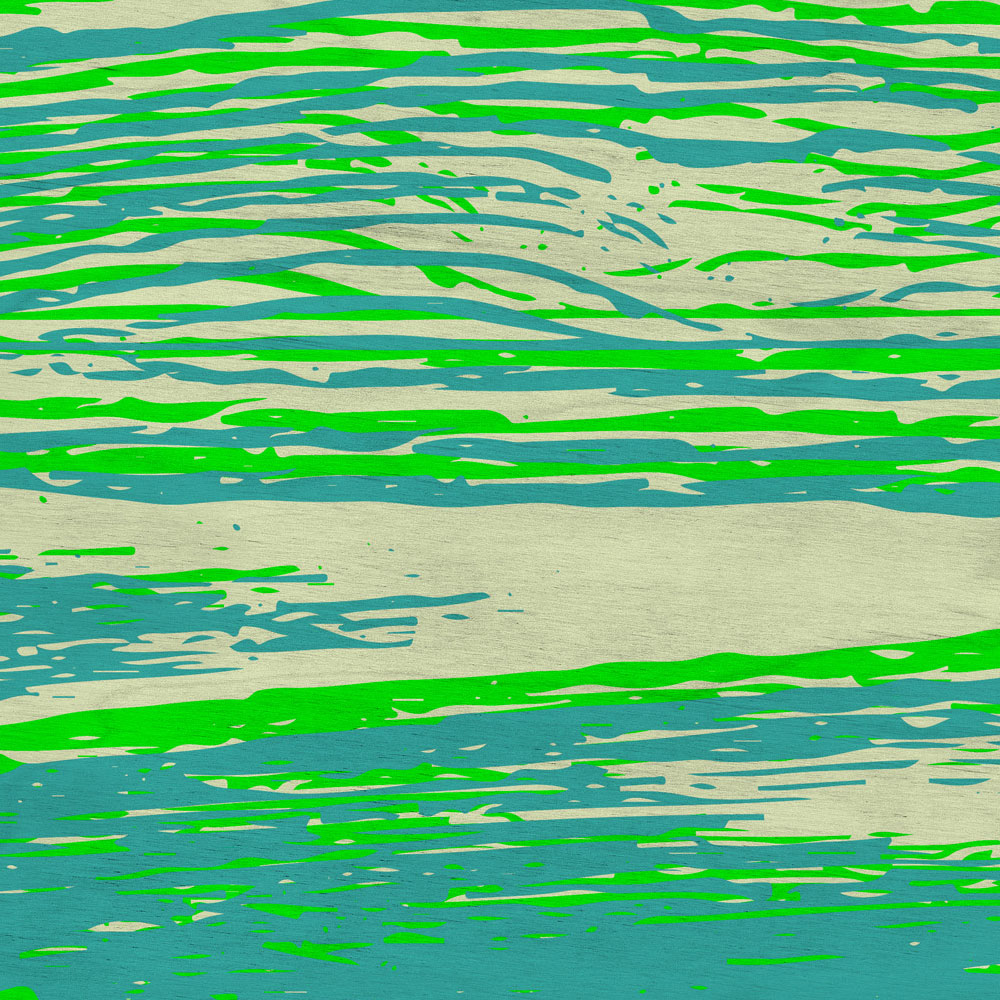             Bounty 1 - Papier peint vert fluo imitation bois Design
        