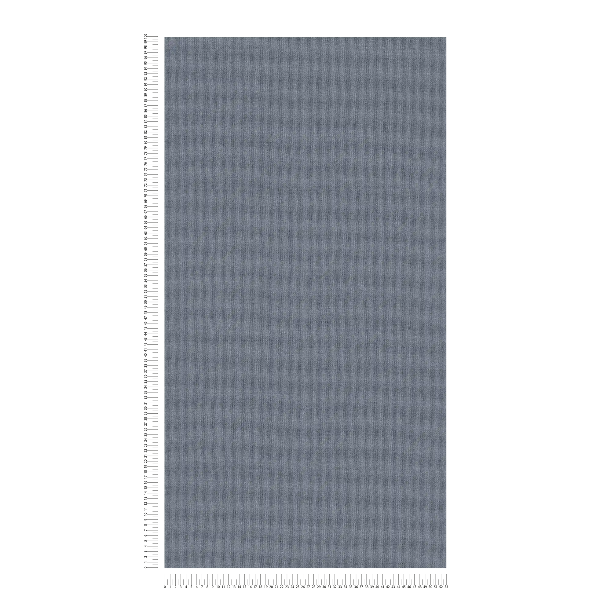             Carta da parati in lino con superficie strutturata, tinta unita - Blu
        