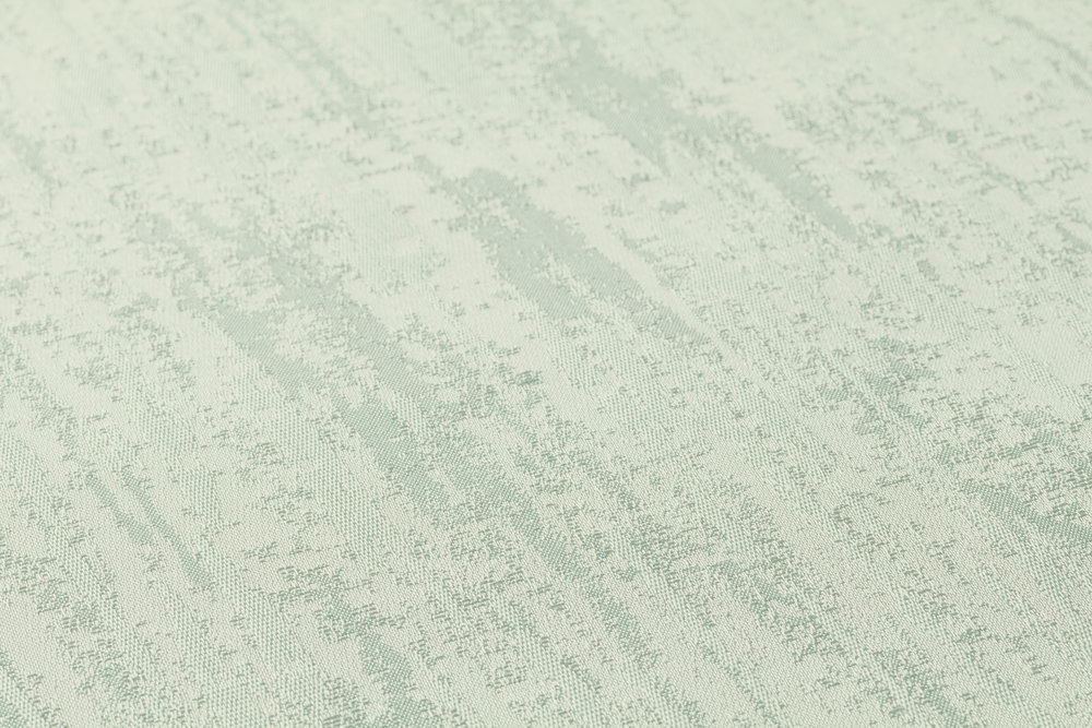             papier peint en papier chiné avec hachures de couleur & motifs structurés - Vert
        