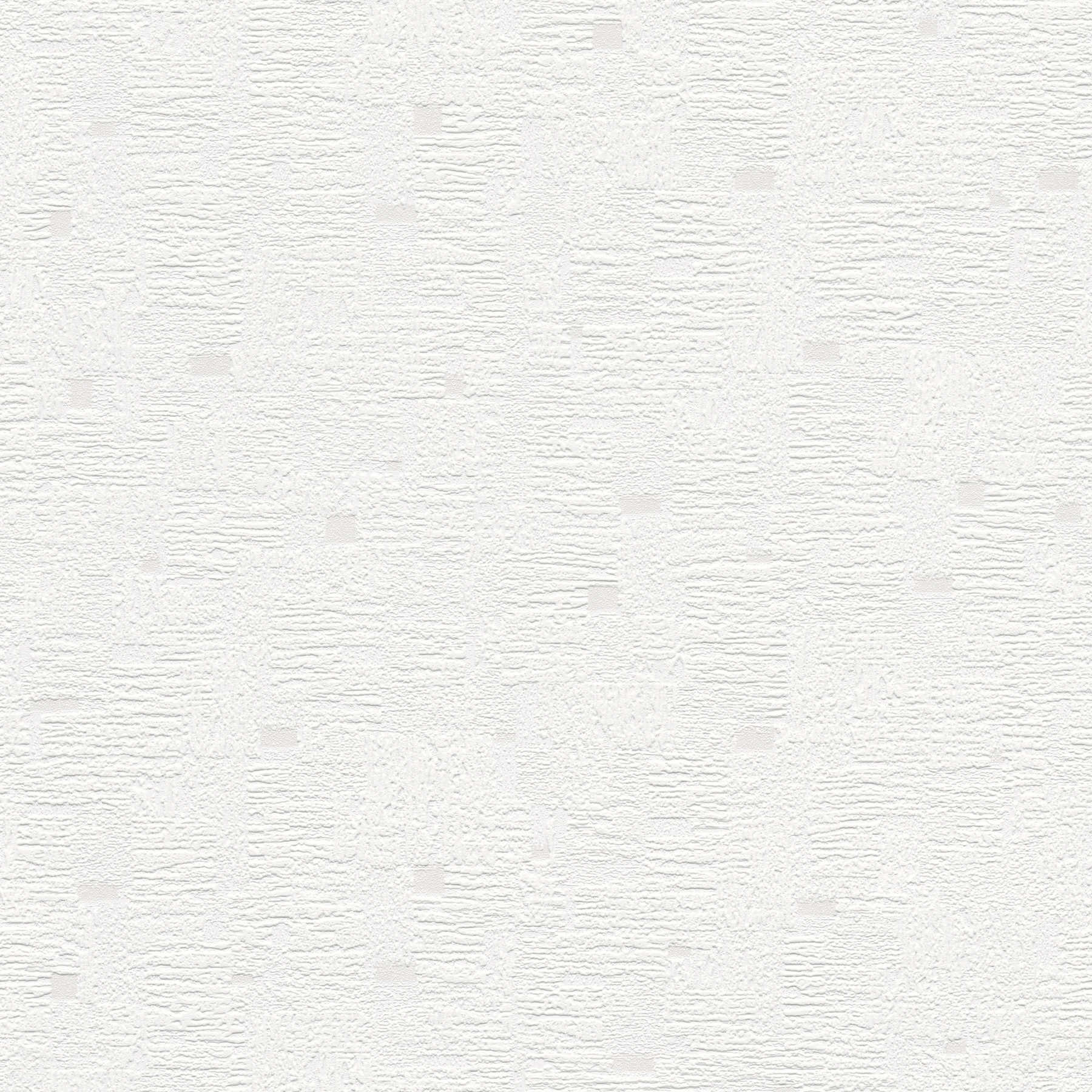 Papier peint aspect plâtre avec effet mousse - blanc
