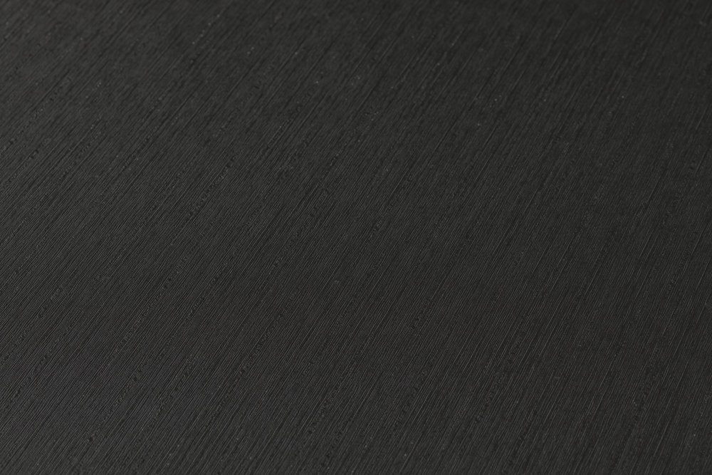             Papel pintado unitario negro con finos hilos de purpurina - Negro
        