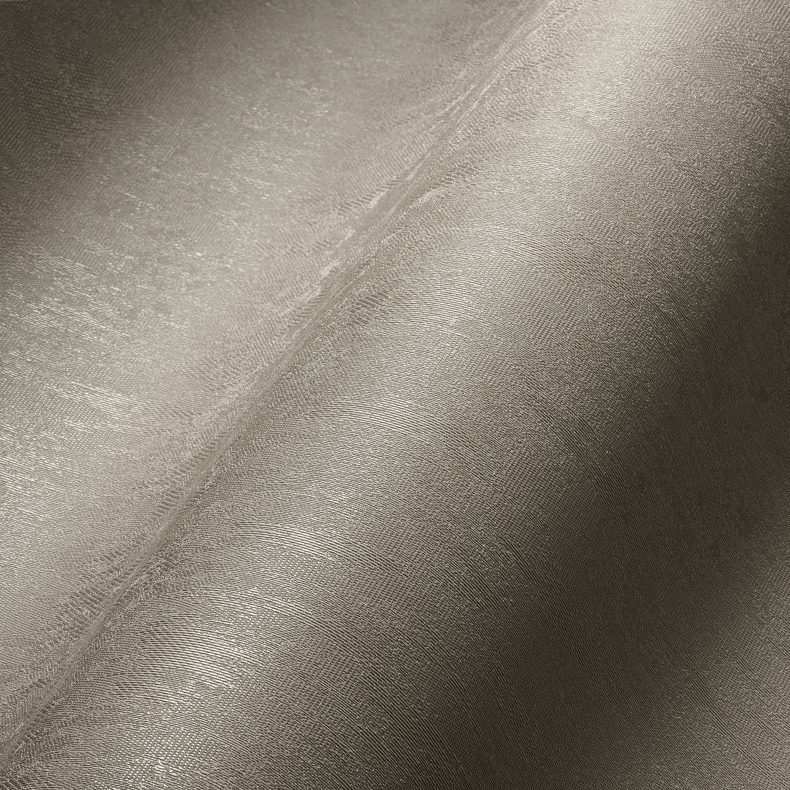             Papier peint uni neutre gris-beige avec surface structurée
        