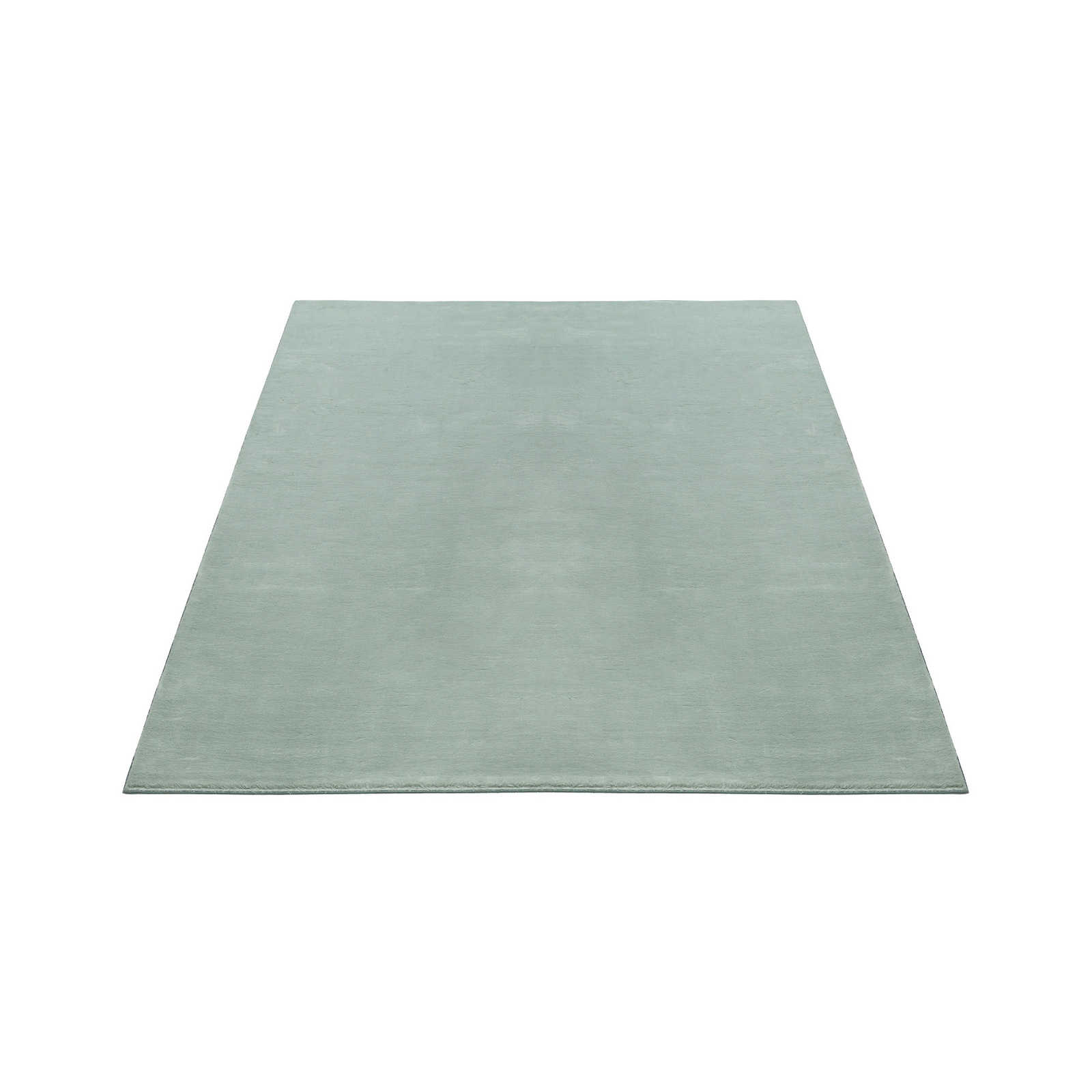 Zacht hoogpolig tapijt in zachtgroen - 230 x 160 cm
