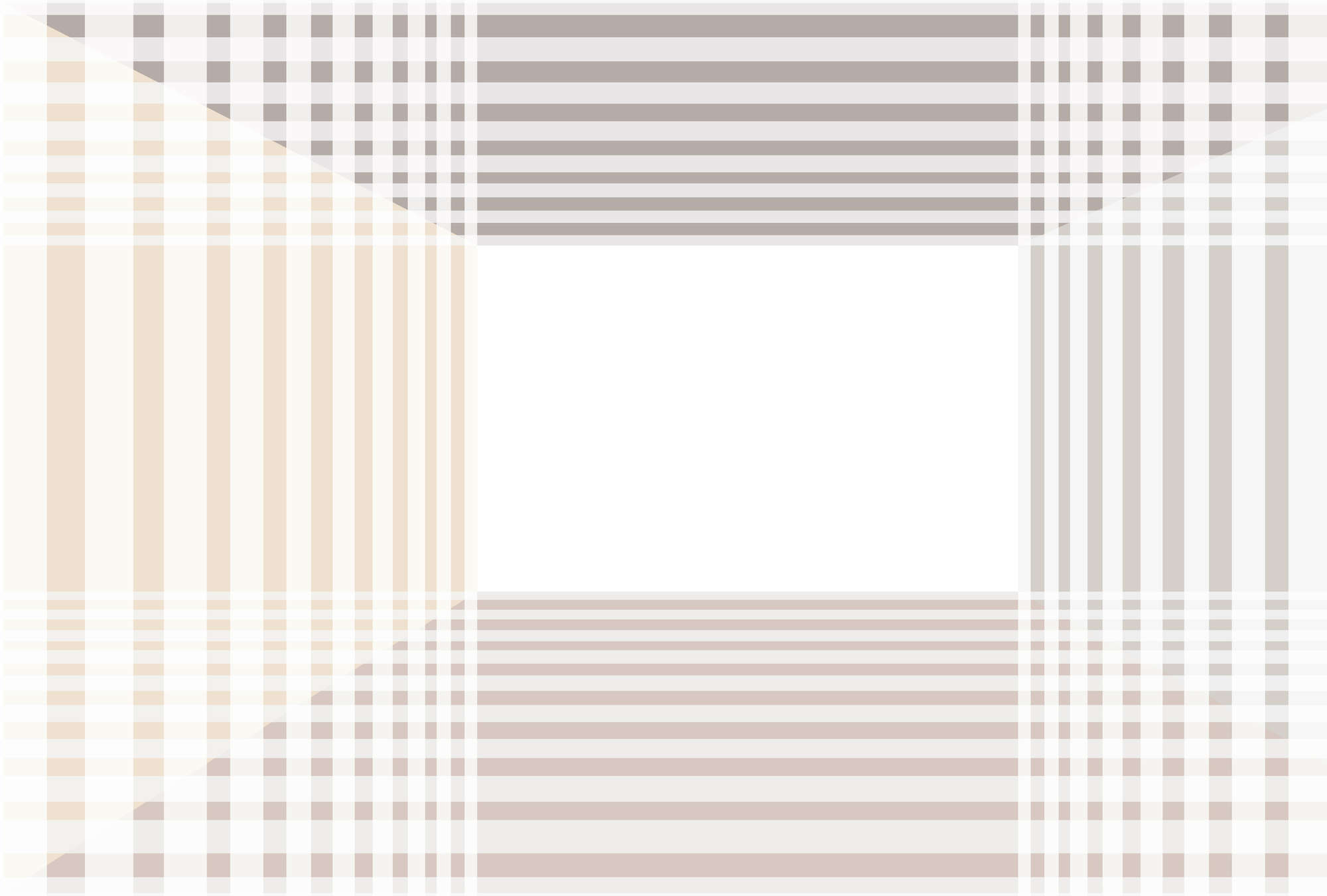             Papel pintado minimalista de rayas - Blanco, gris, beige
        