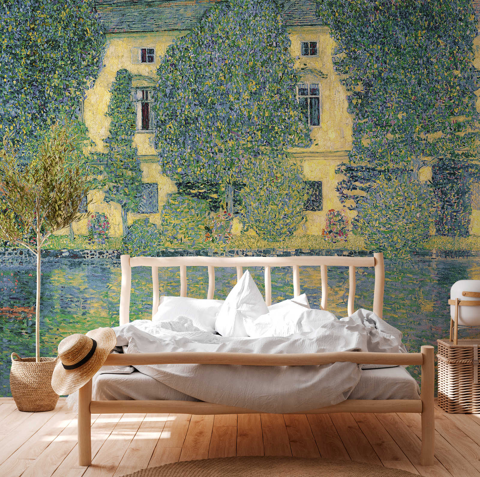             Fotomurali "La camera del castello sul lago Attersee III" di Gustav Klimt
        