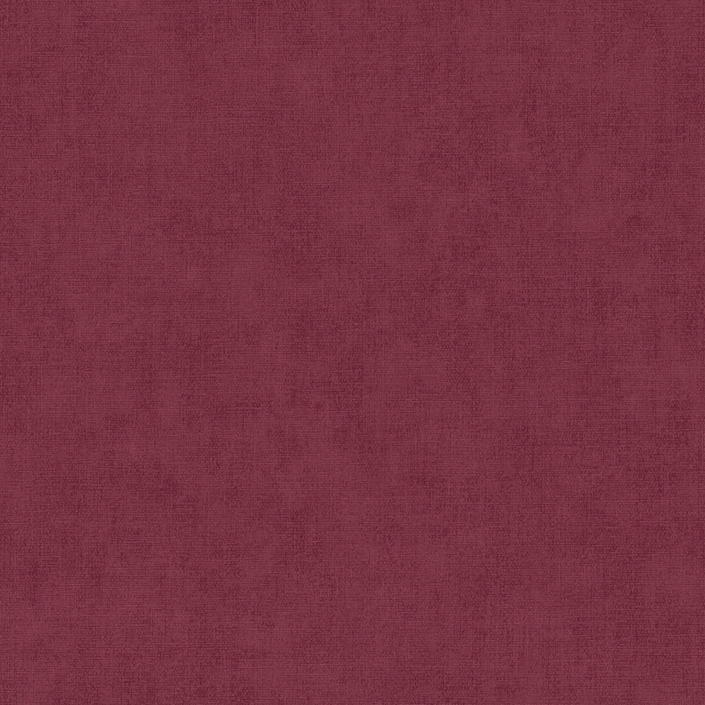            Papier peint intissé aspect textile style scandinave - rouge
        