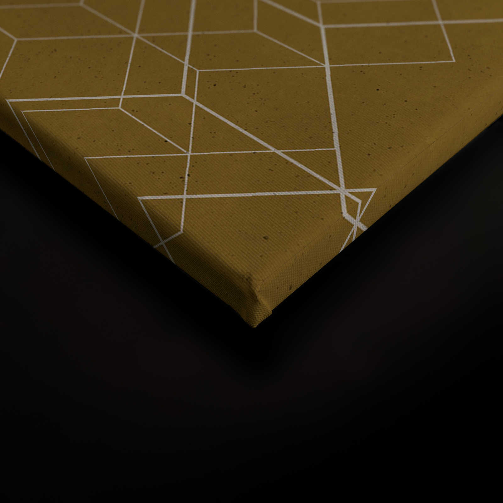            Toile motif géométrique - 0,90 m x 0,60 m
        