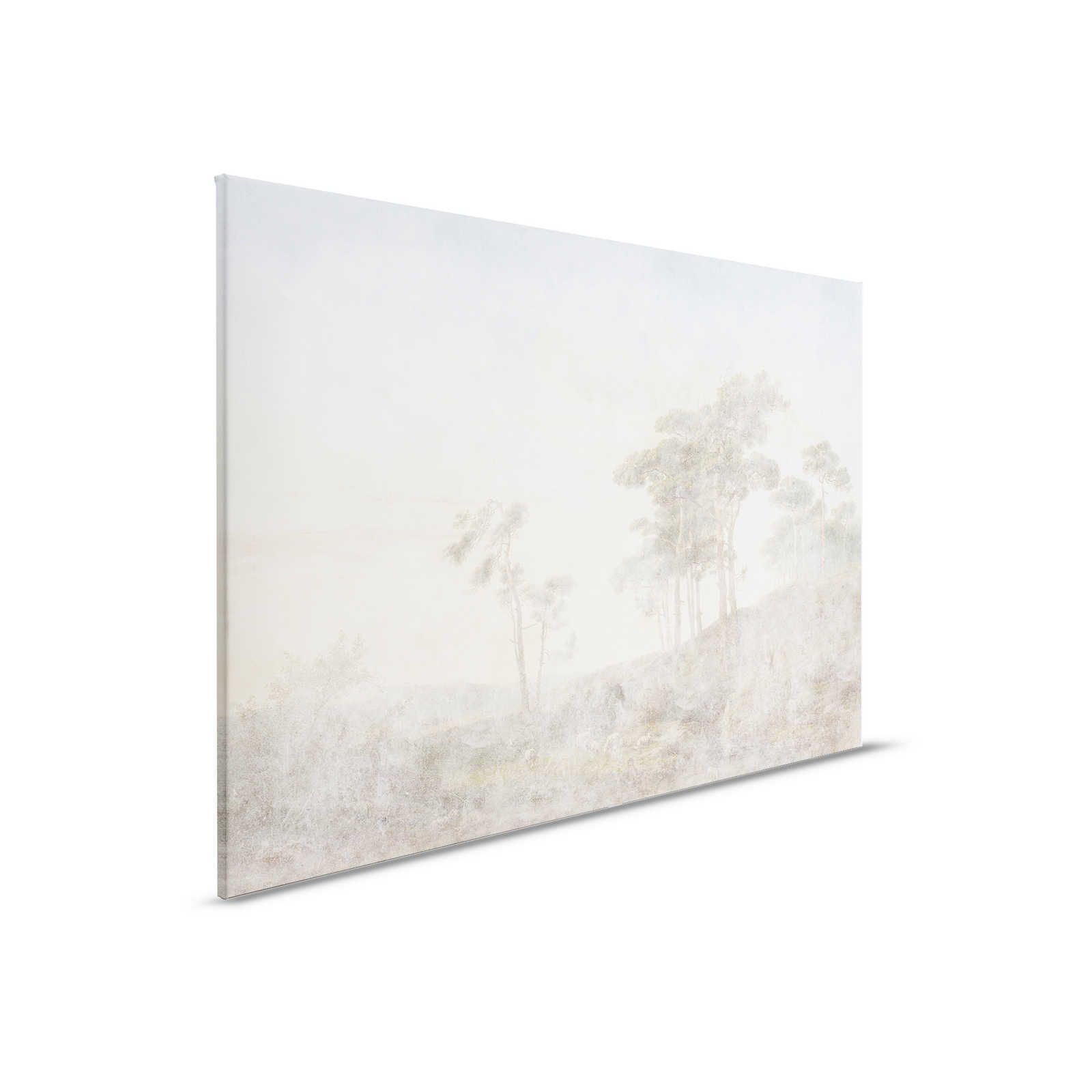 Romantic Grove 1 - Peinture sur toile aspect usé délavé - 0,90 m x 0,60 m
