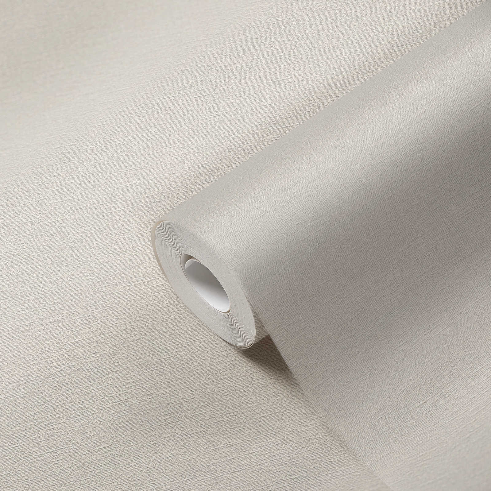             Papier peint gris clair uni & mat avec motifs structurés
        