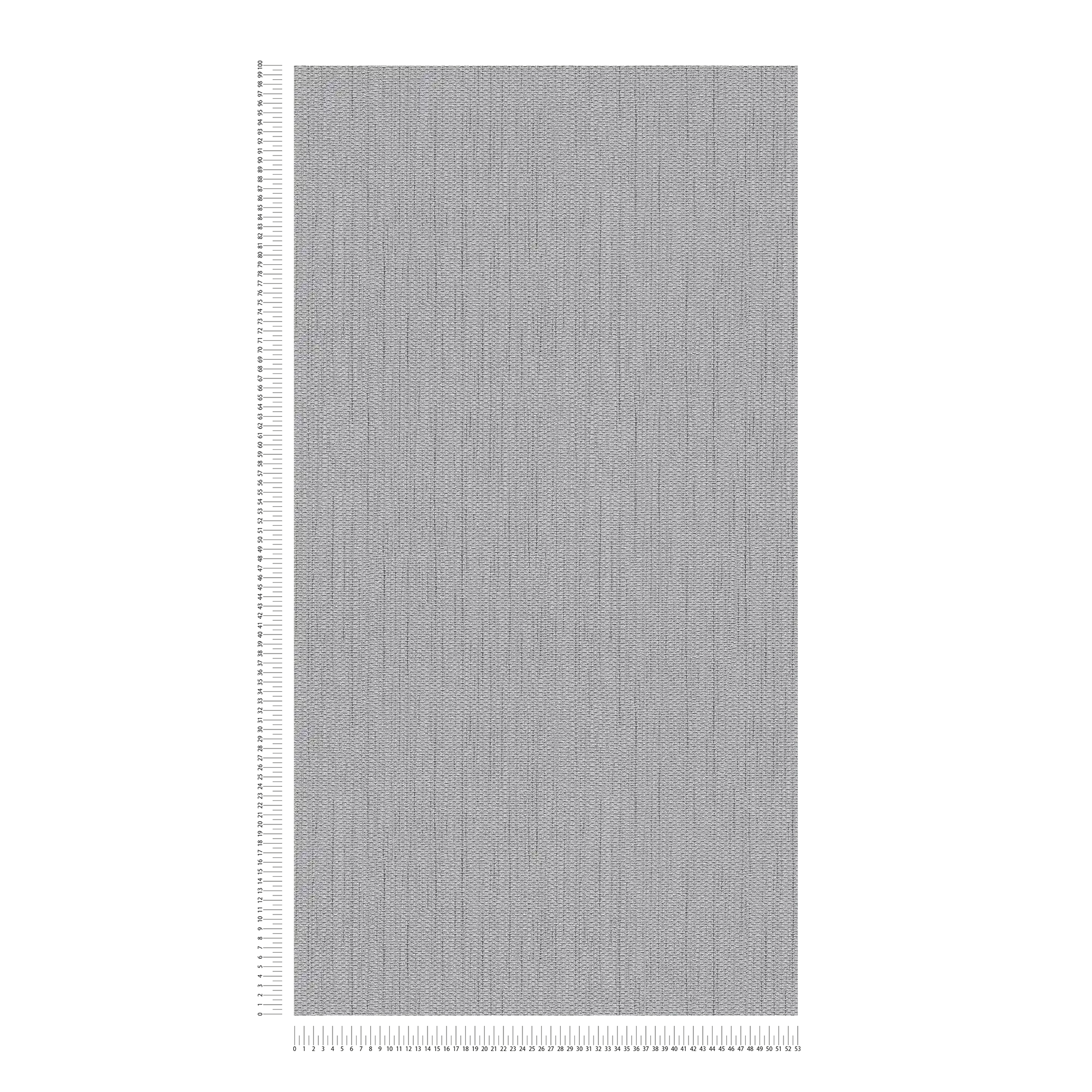             Papier peint intissé aspect textile avec structure en lin - gris
        