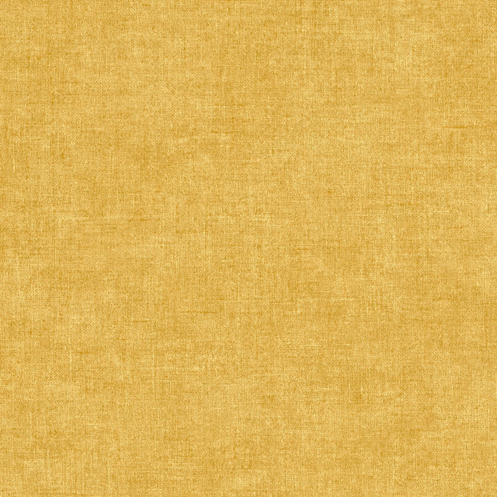             Geel behang mosterdgeel, mat & met structuurpatroon
        