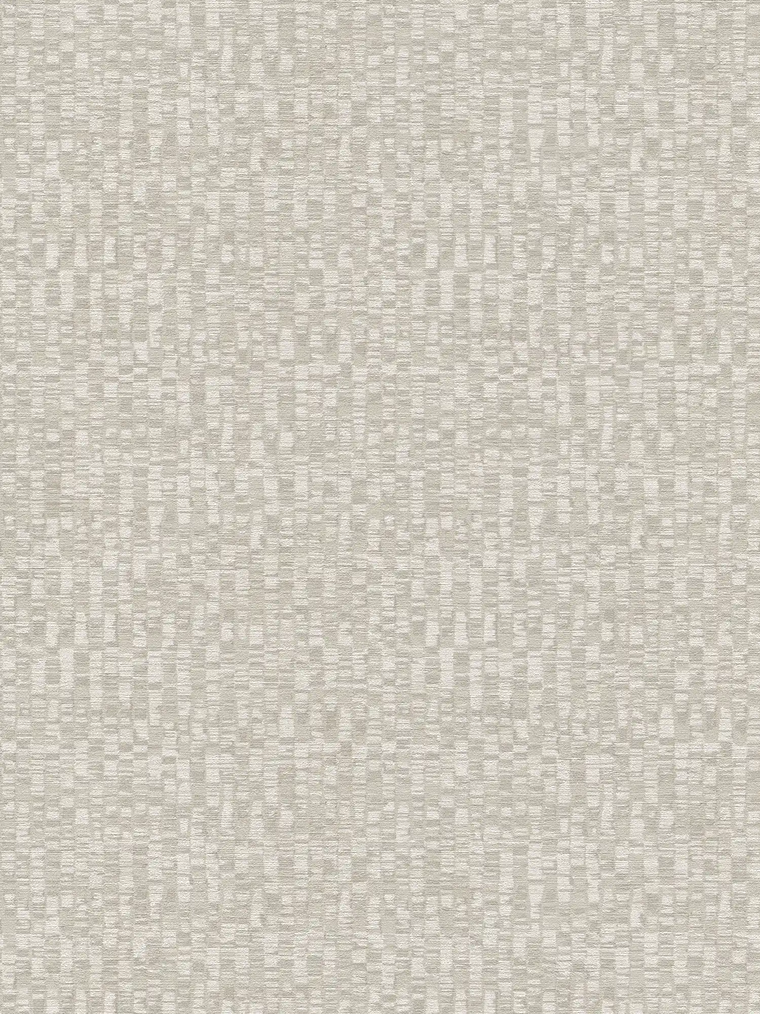 Non-woven wallpaper in plain look - grey, white
