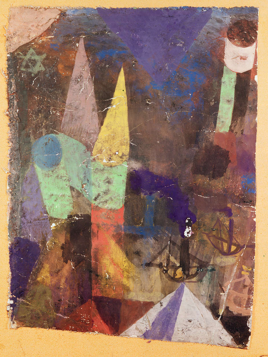             Papier peint panoramique "Port de nuit" de Paul Klee
        