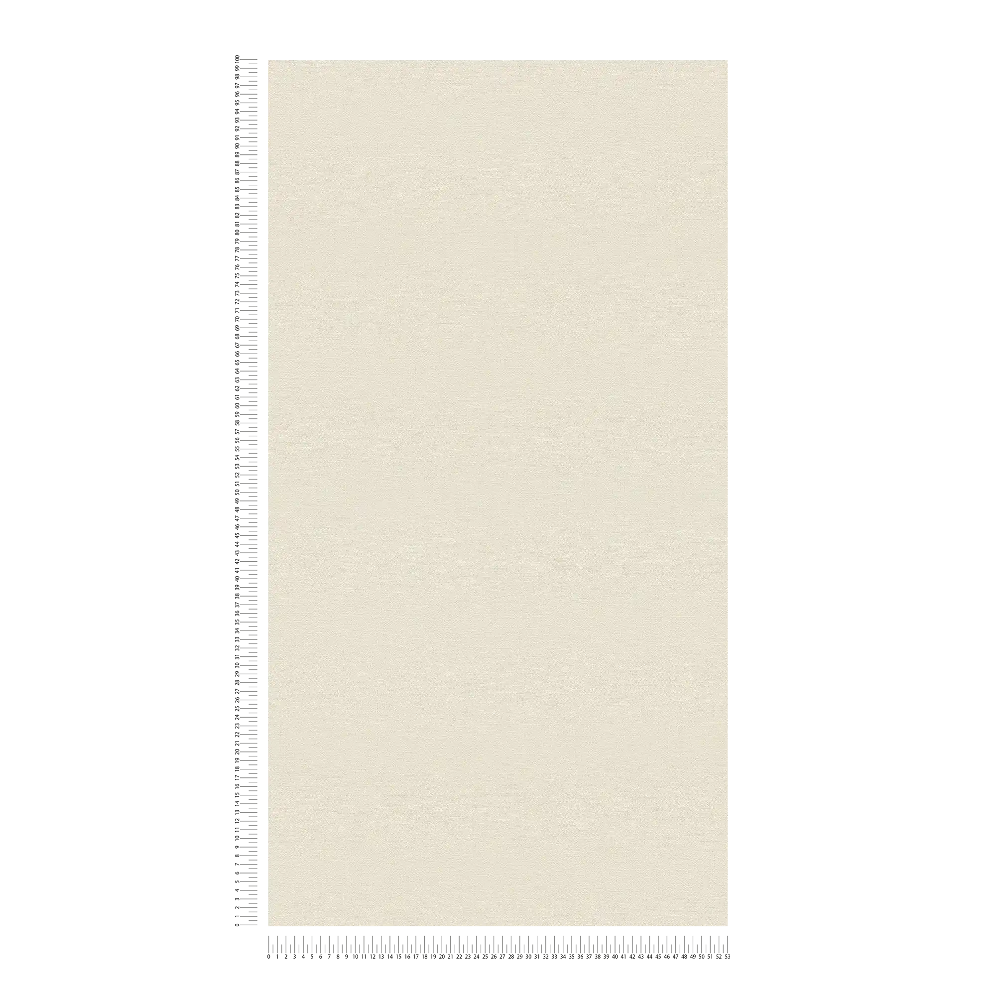             Carta da parati unitaria senza PVC con effetto lino - beige, bianco
        