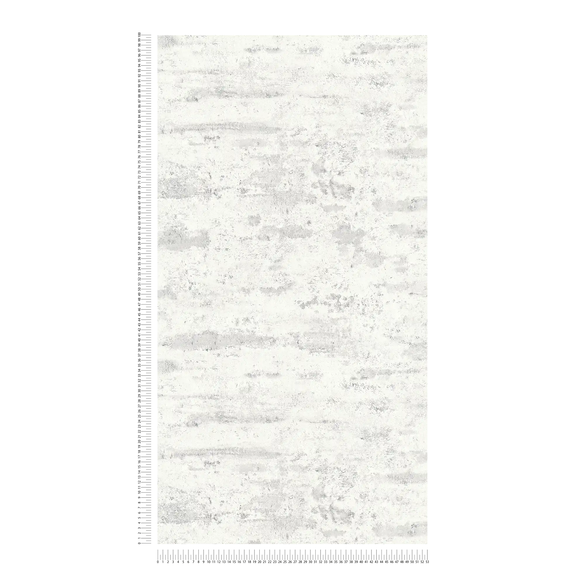             Papier peint intissé aspect rouille & usé - blanc
        