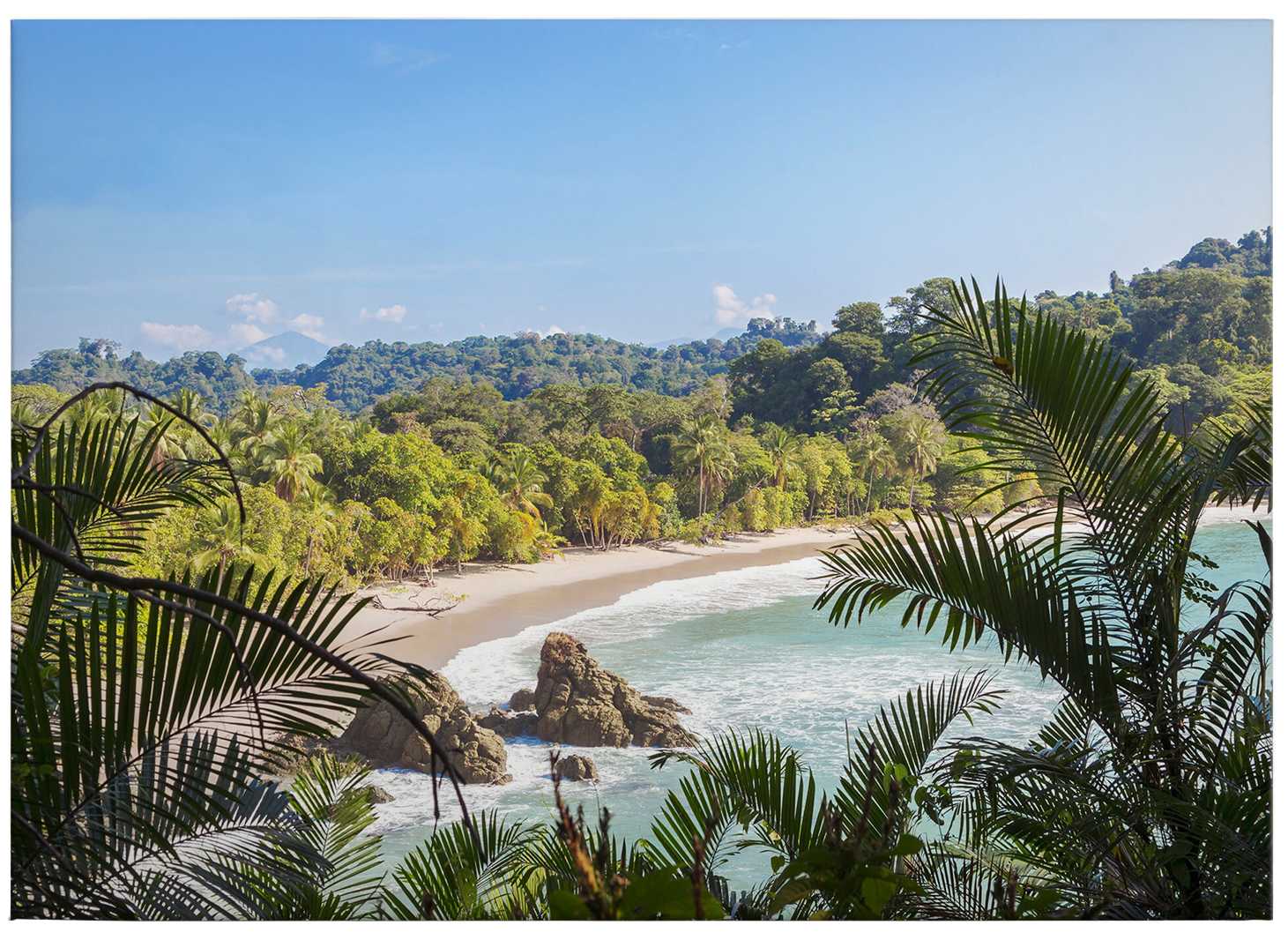             Quadro su tela Costa Rica Coast & Jungle Colombia - 0,70 m x 0,50 m
        