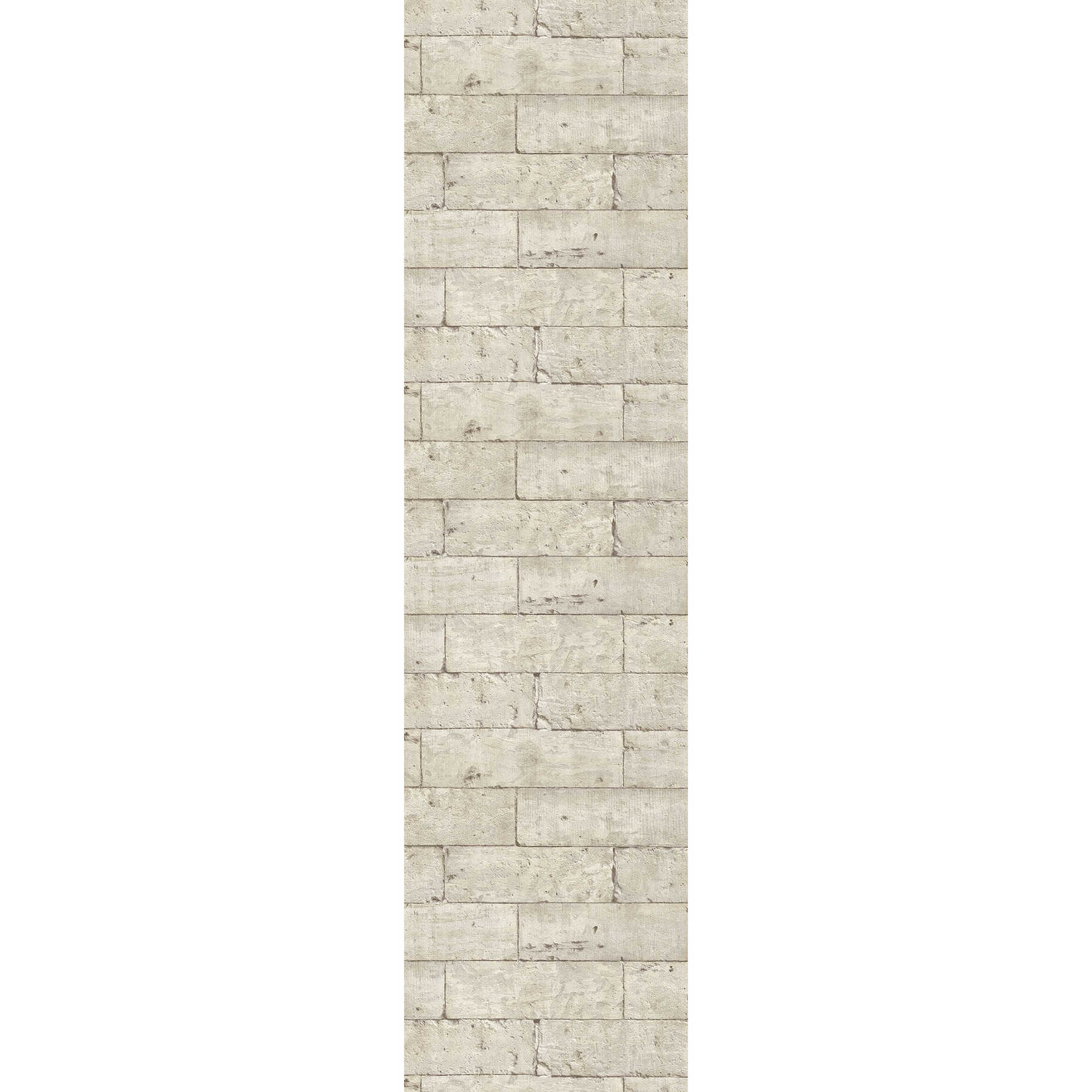 Carta da parati 3D in pietra calcarea in muratura - beige, crema

