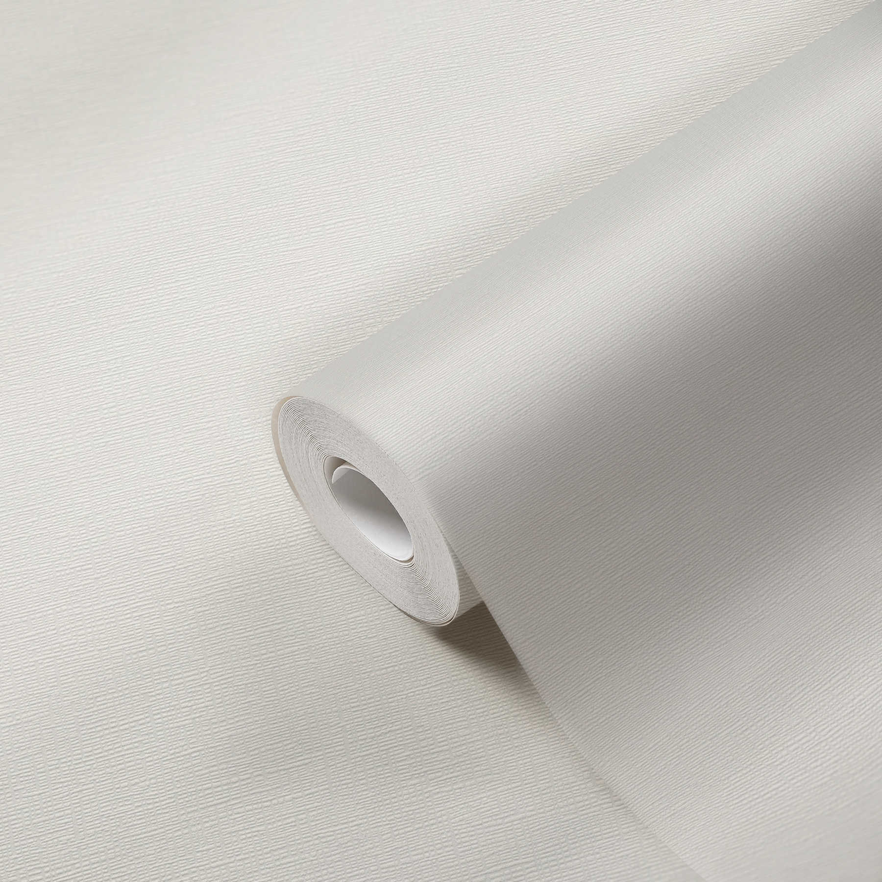             Papier peint blanc uni structuré au design rétro
        