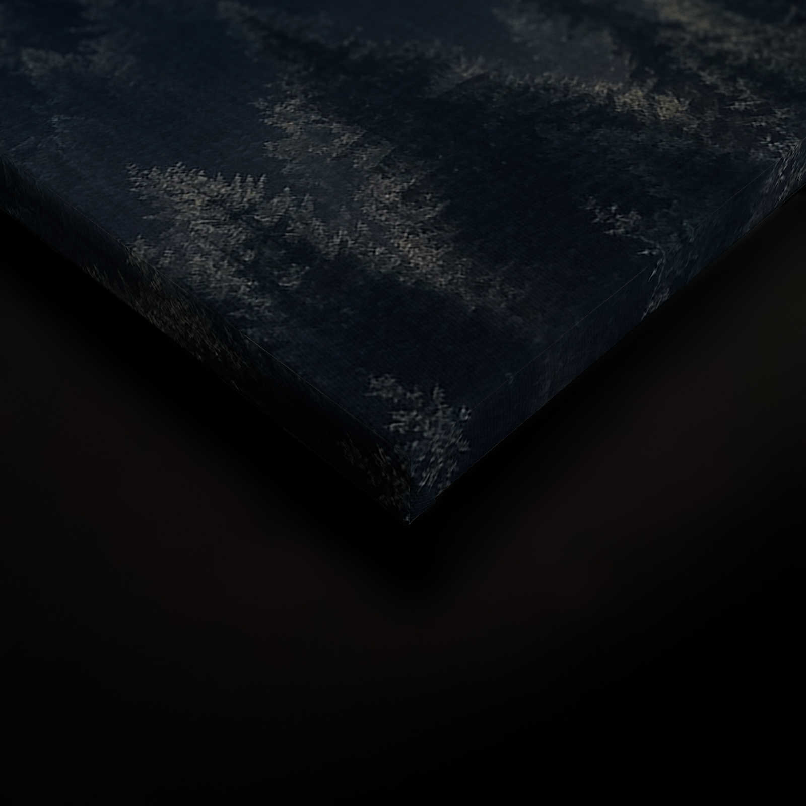            Quadro su tela con paesaggio forestale su lino struttura ottica - 0,90 m x 0,60 m
        
