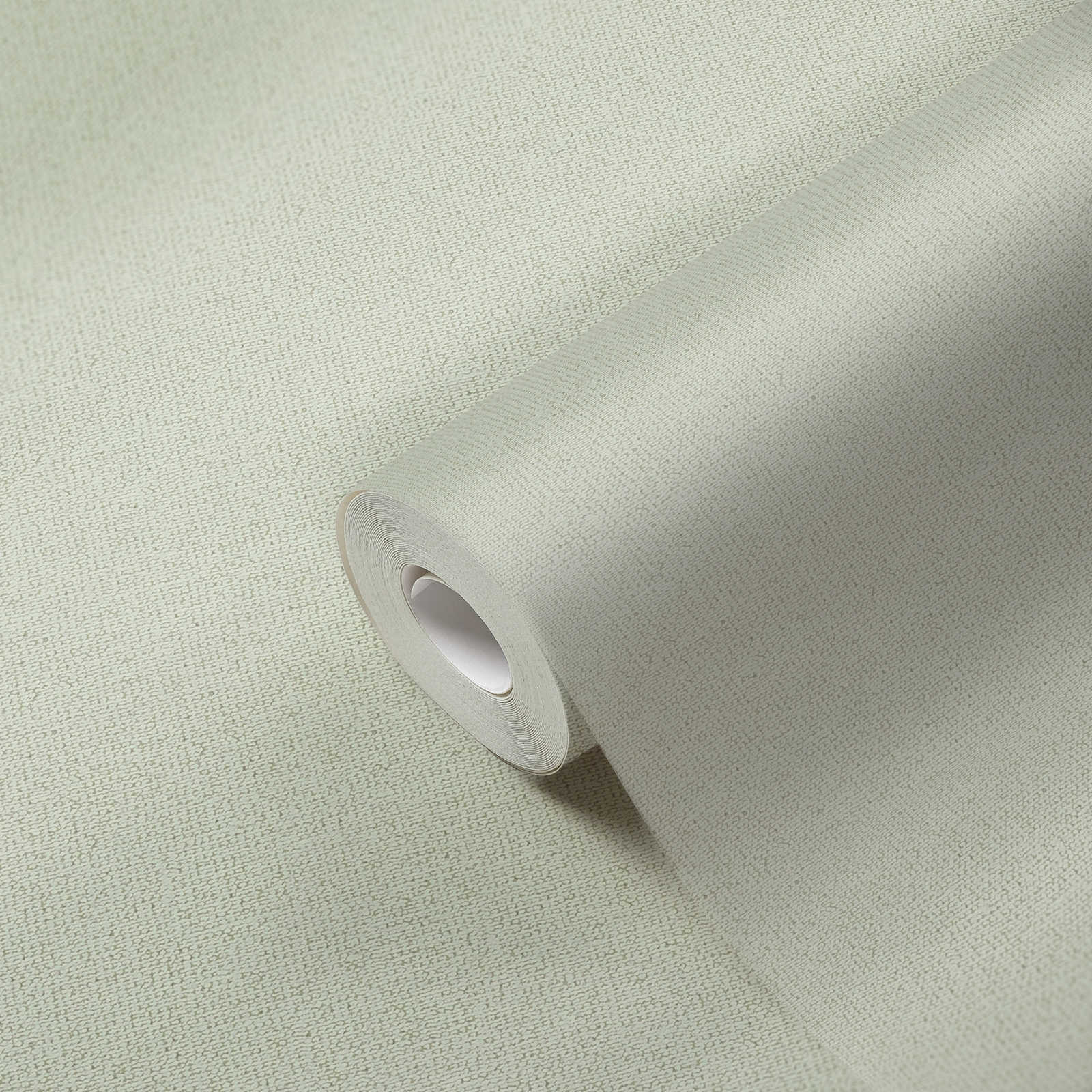             Papier peint intissé chiné mat à structure lin - vert
        