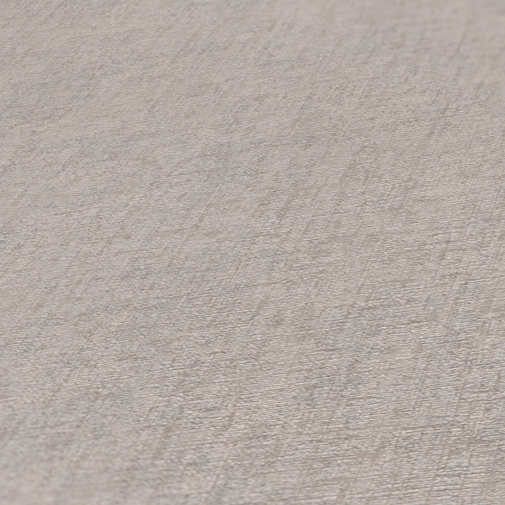             Papel pintado gris paloma liso con detalles de textura - Gris
        
