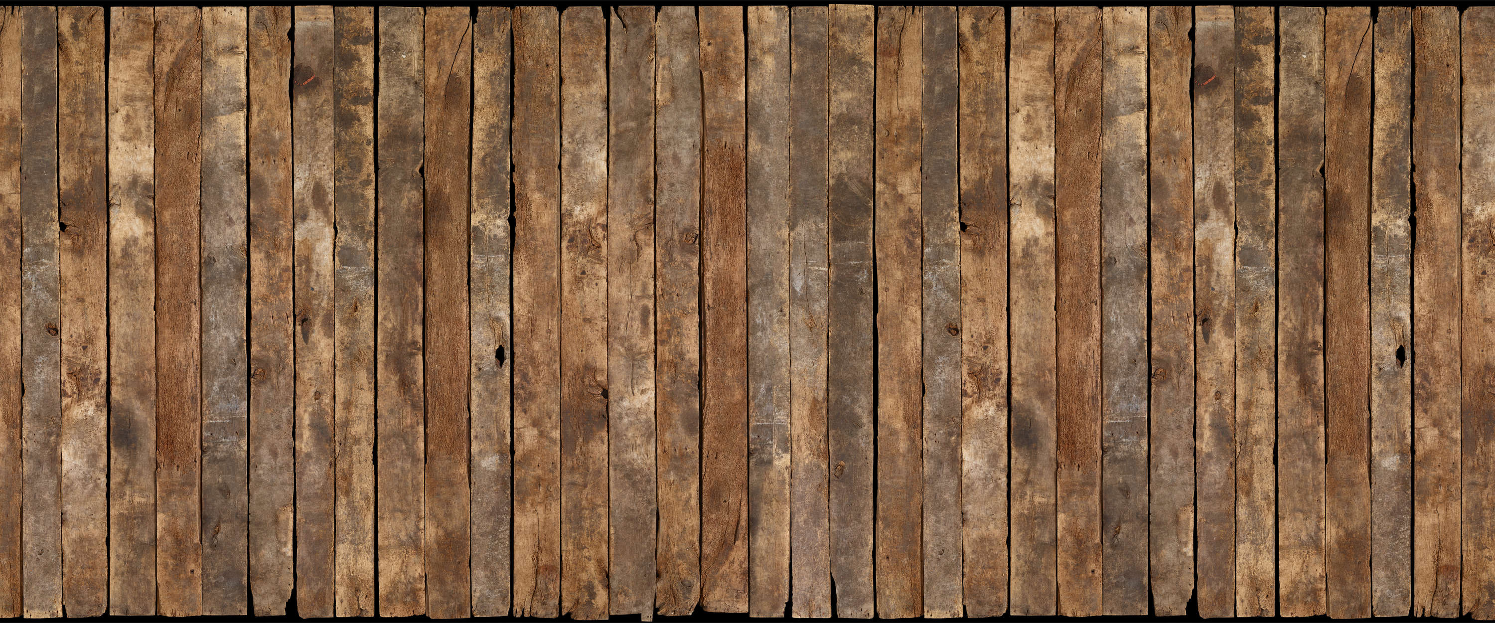             Papier peint effet bois aspect usé poutres rustiques
        