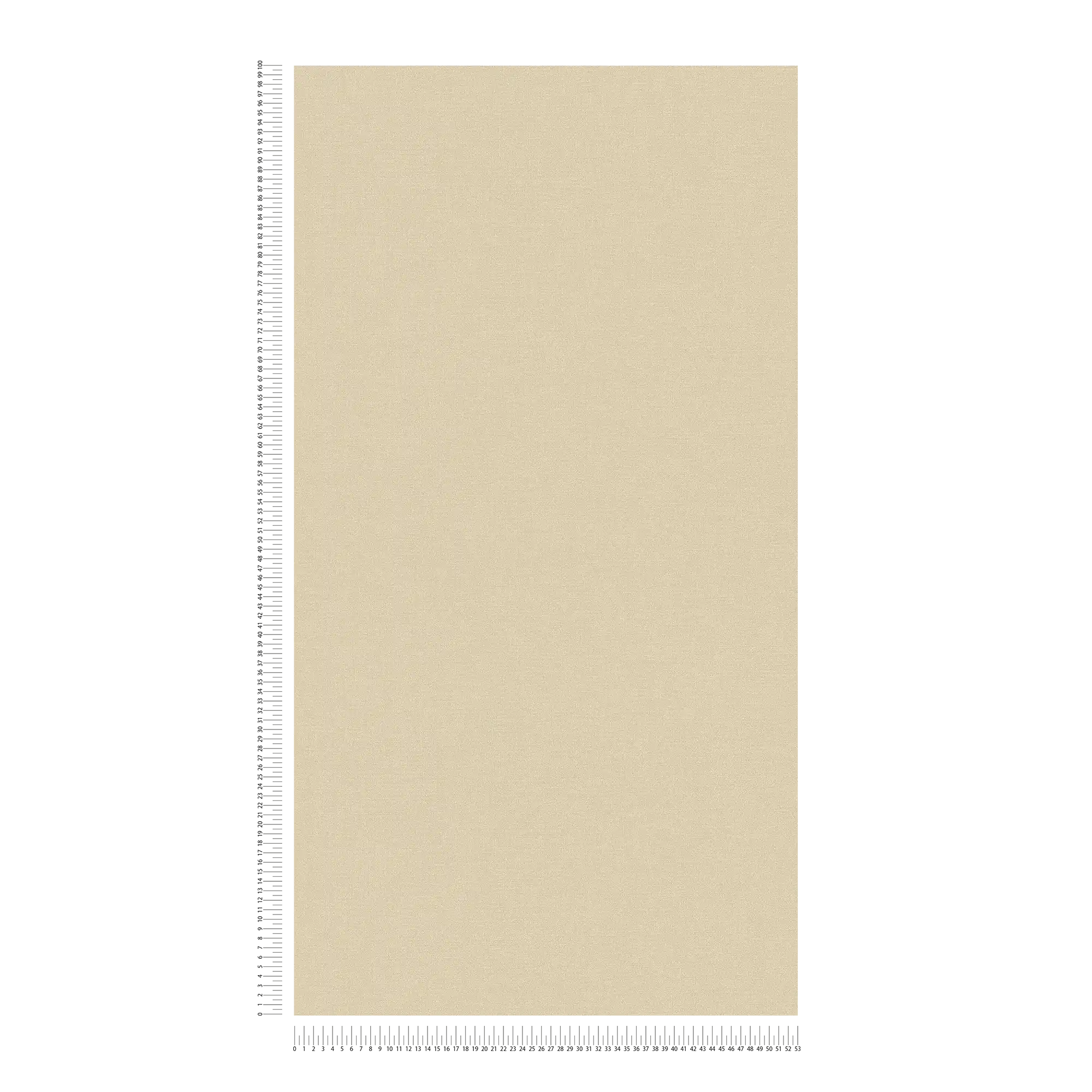             Carta da parati unitaria leggermente strutturata in una tonalità calda, il beige.
        