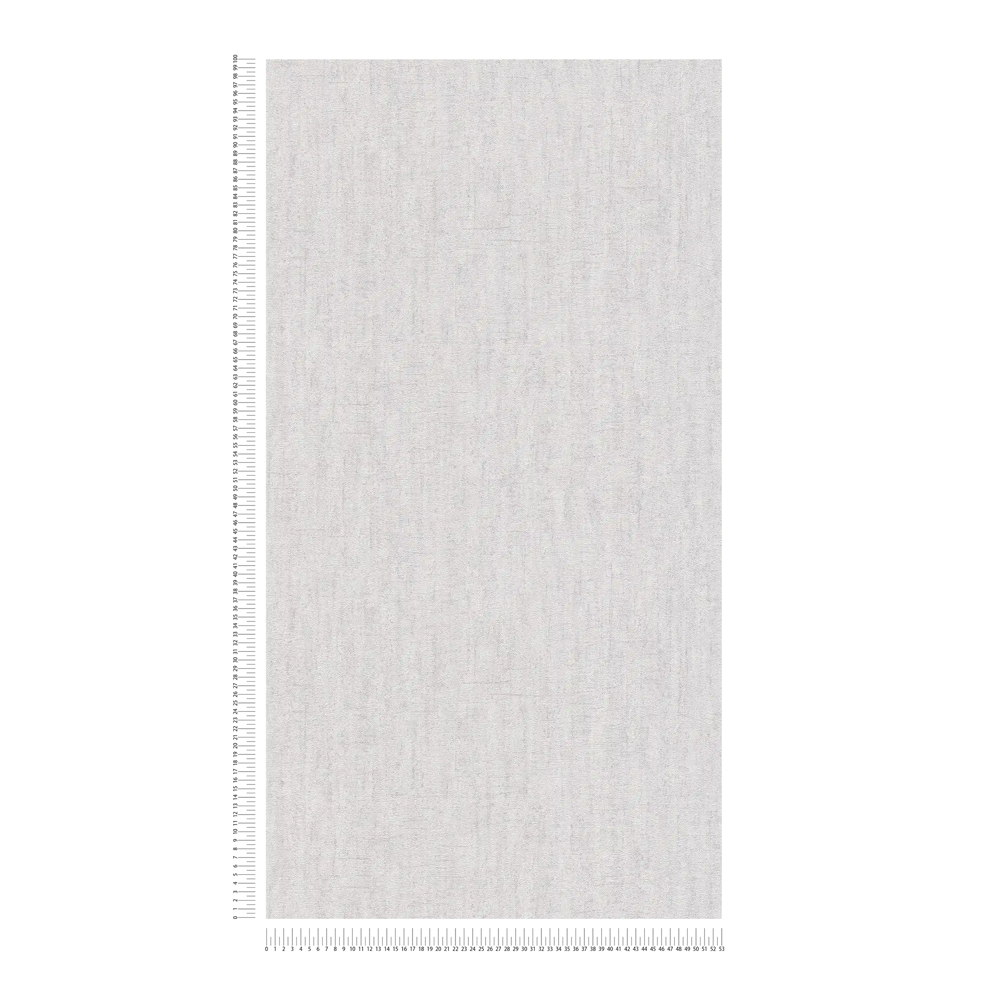             Carta da parati in tessuto non tessuto grigio chiaro lucido con motivo strutturato - Grigio
        