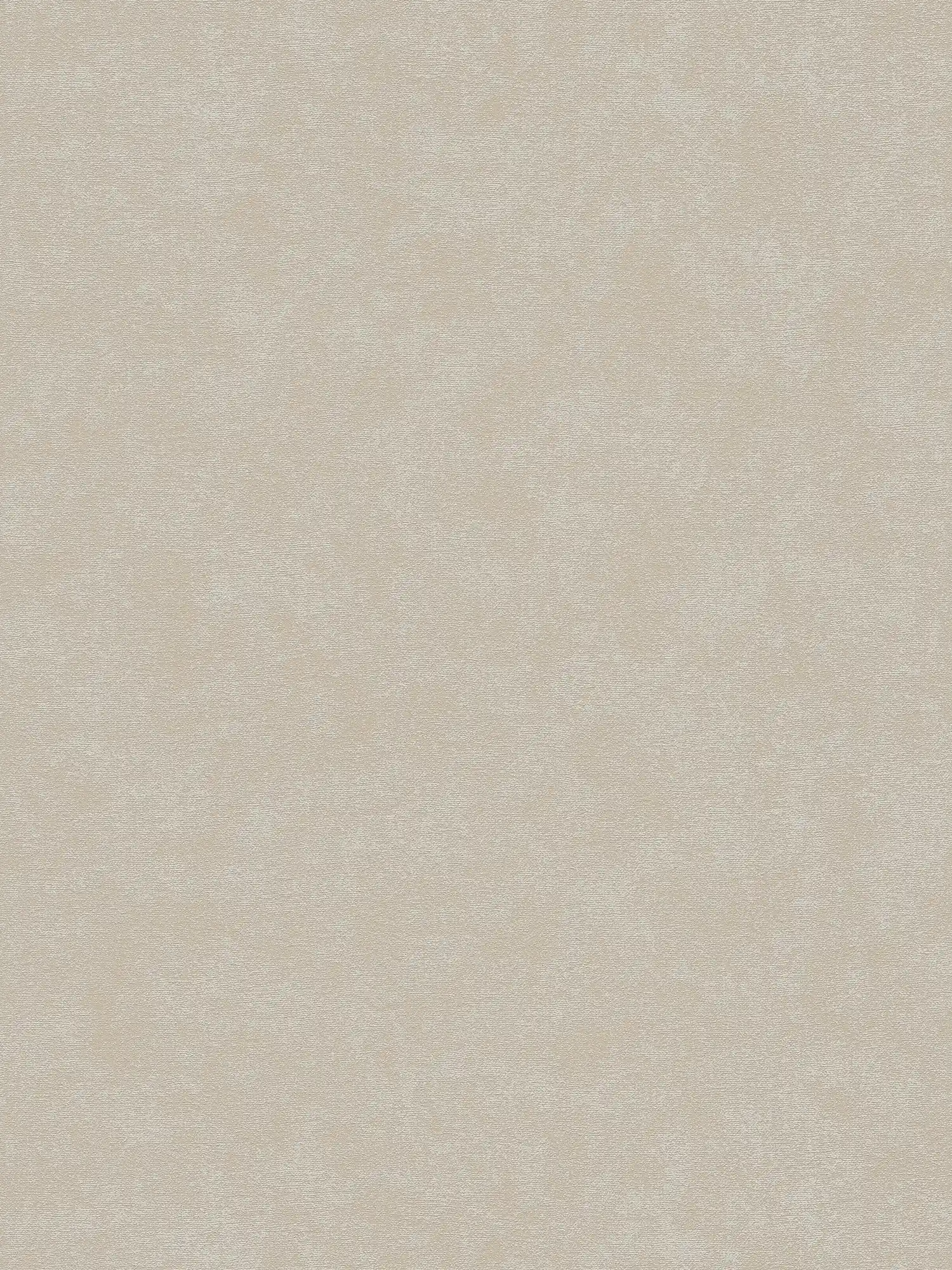 Papel pintado no tejido monocolor de textura ligera - gris, beige
