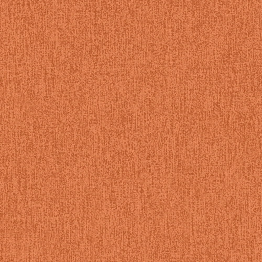             Papel pintado liso moteado con estructura de tela - naranja
        