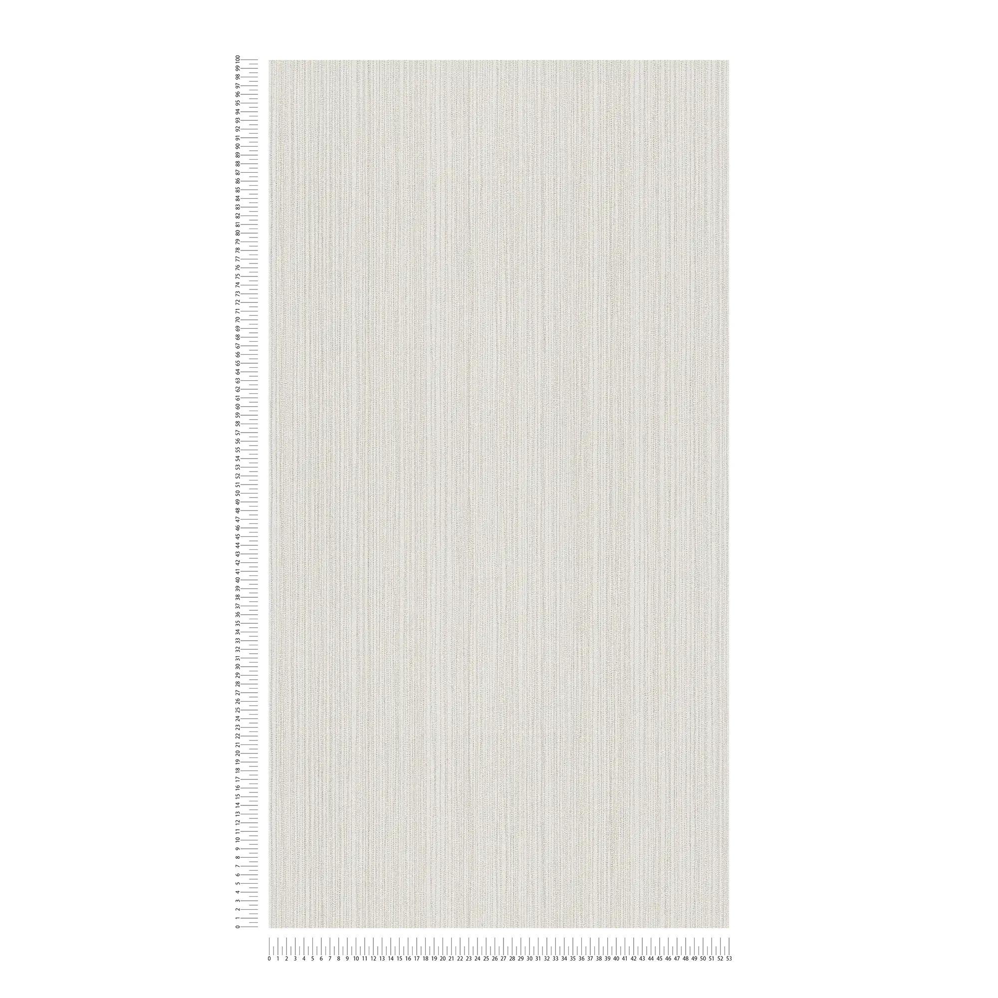             Carta da parati grigio chiaro con motivo a linee - metallizzata, grigia
        