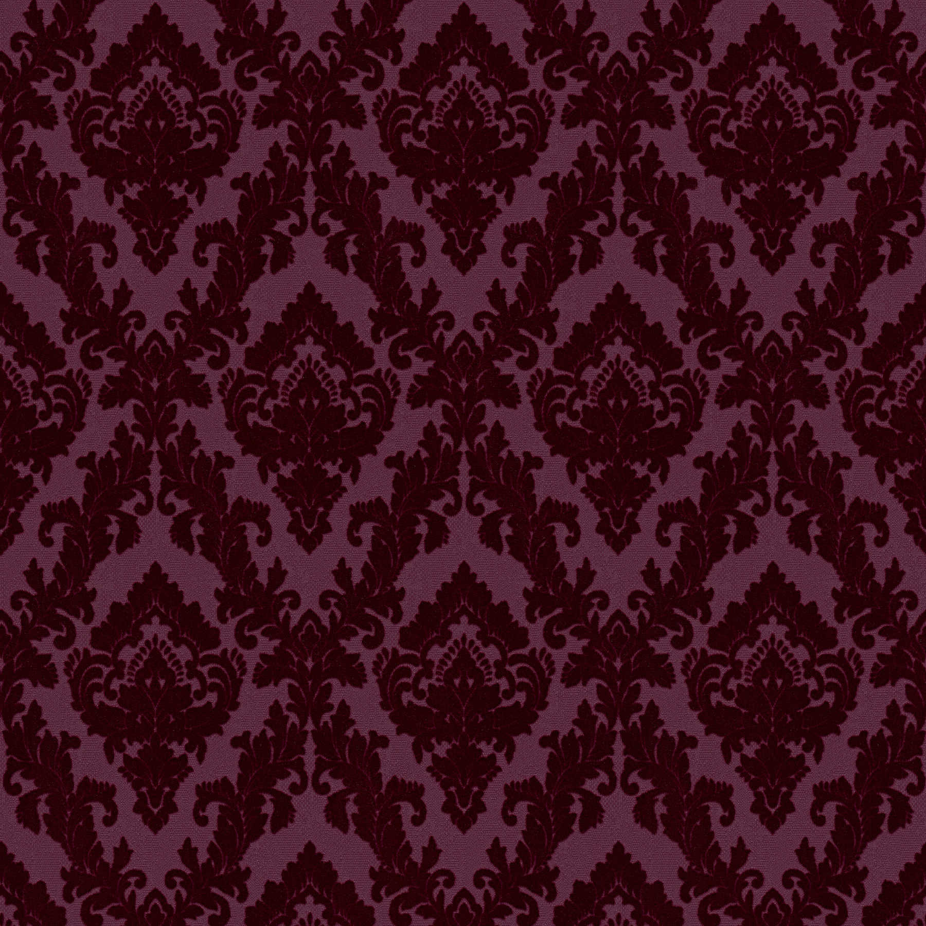         Baroque wallpaper black & purple with gothic design - red
    
