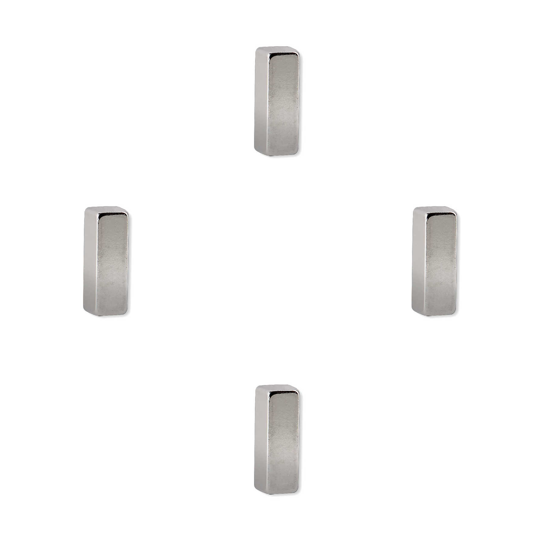 Set of 4 magnets in 6 x 18 x 6 mm
