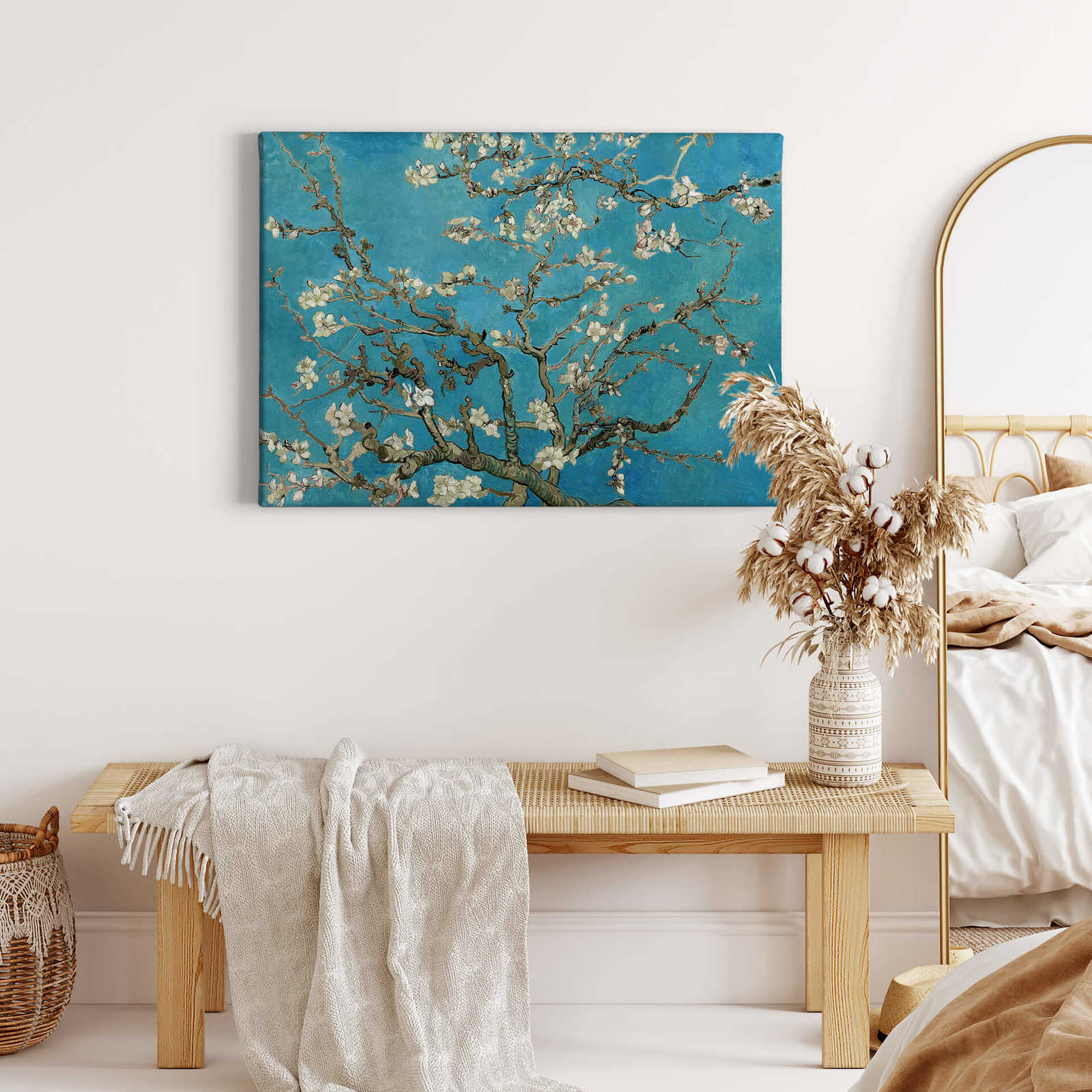             Canvas print "Almond blossoms" by van Gogh – blue
        