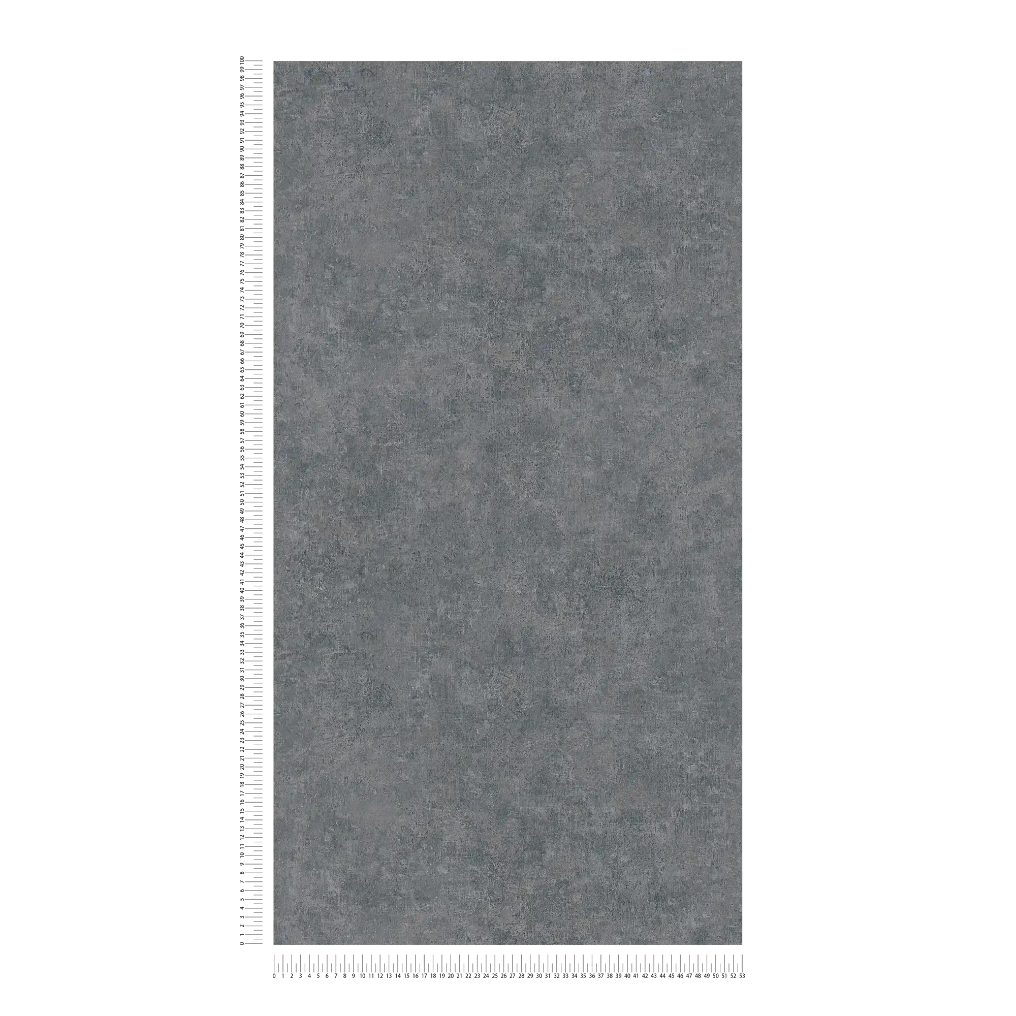            Non-woven wallpaper with tone-on-tone pattern, used look - grey
        