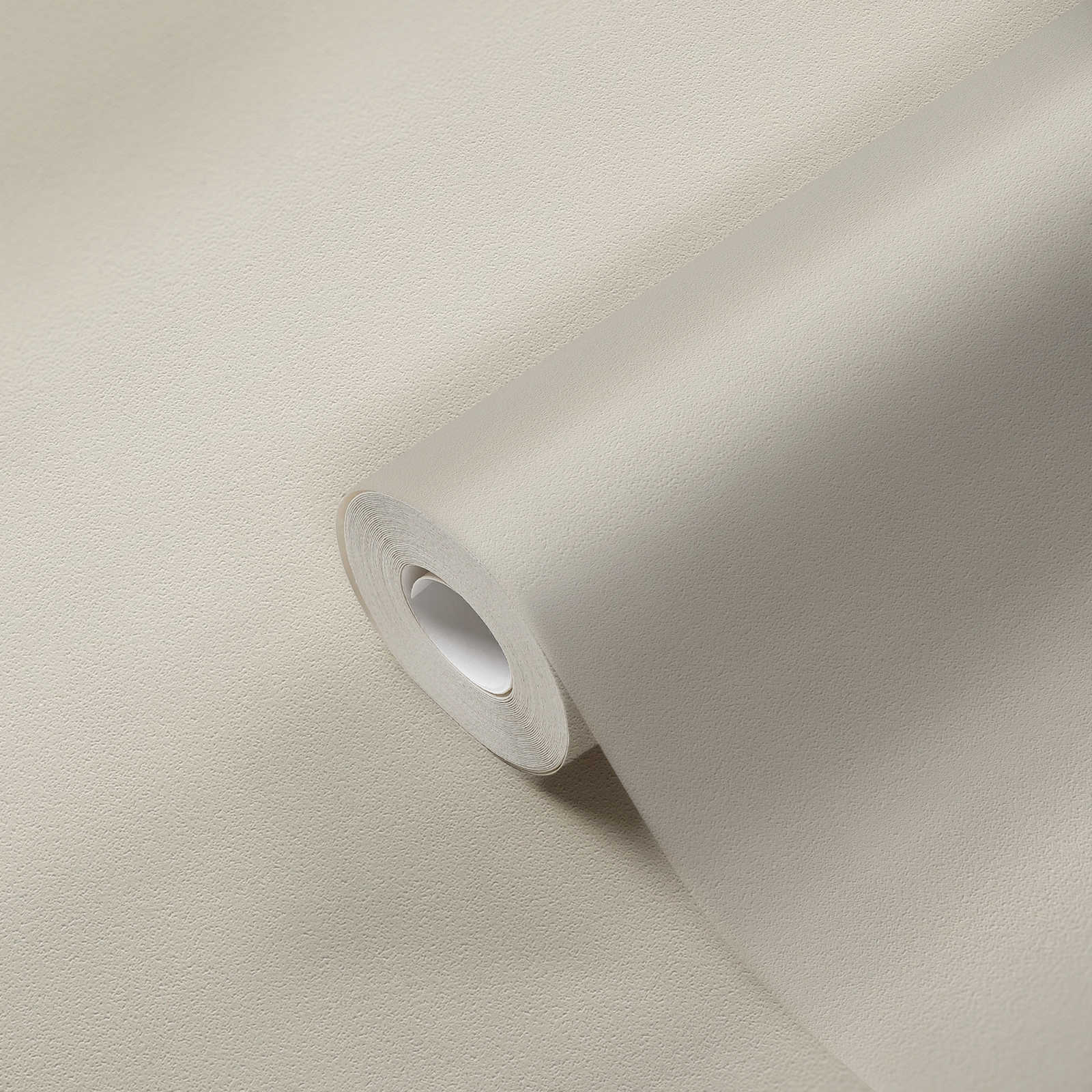             Papier peint intissé gris uni mat avec effet structuré
        