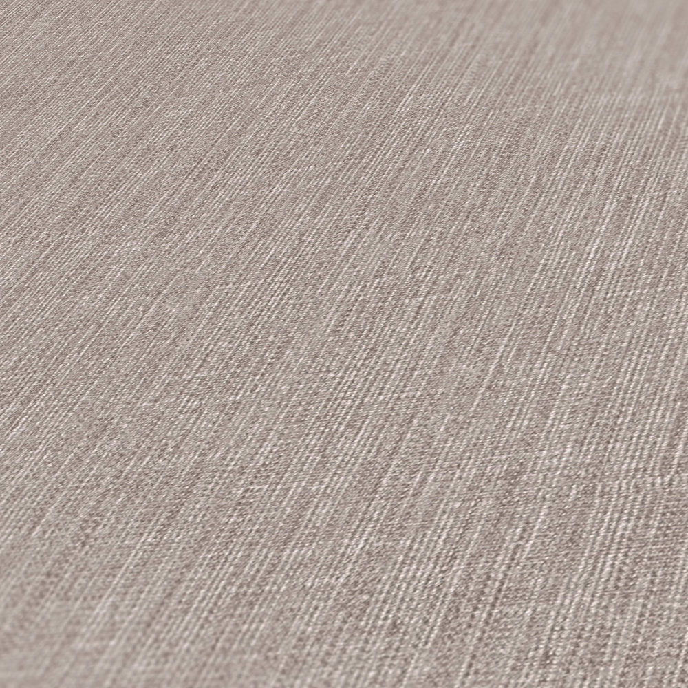             Papier peint uni hachuré avec motif ton sur ton - beige, crème, blanc
        