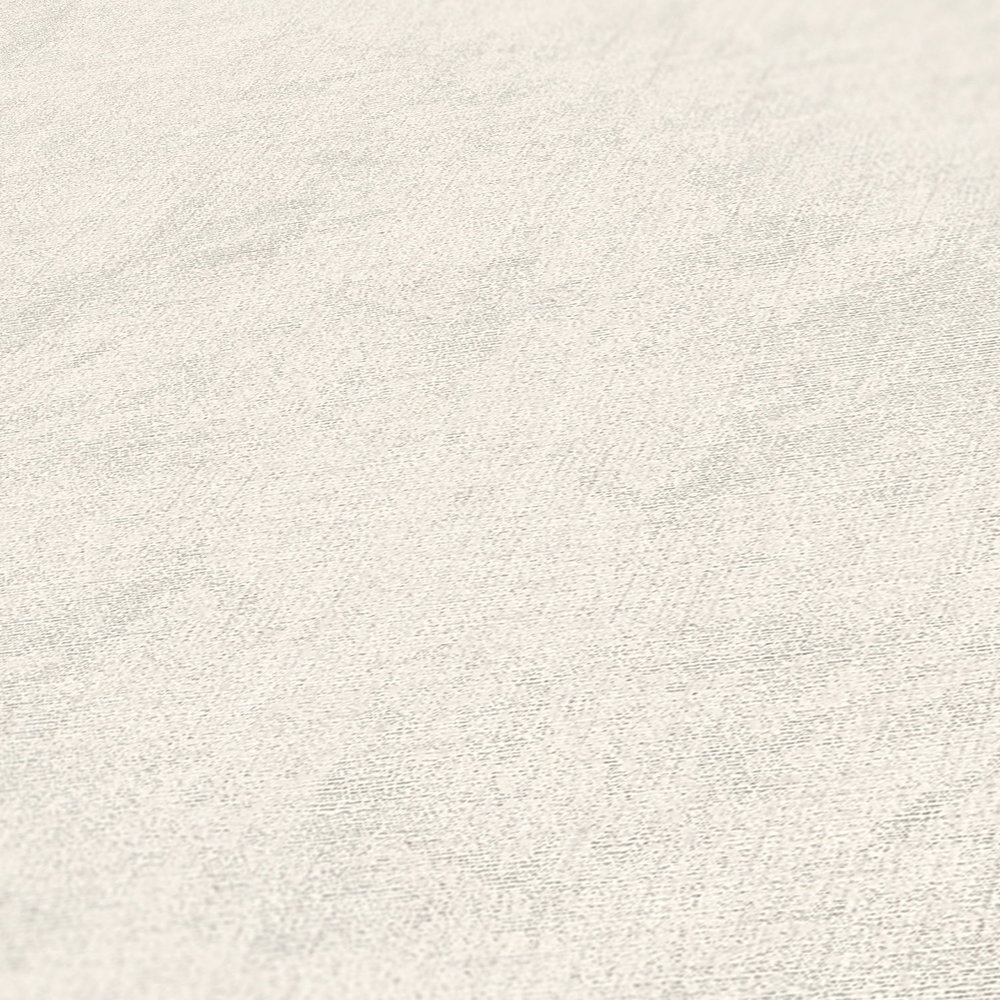             Papel pintado de lino liso, neutro - crema
        