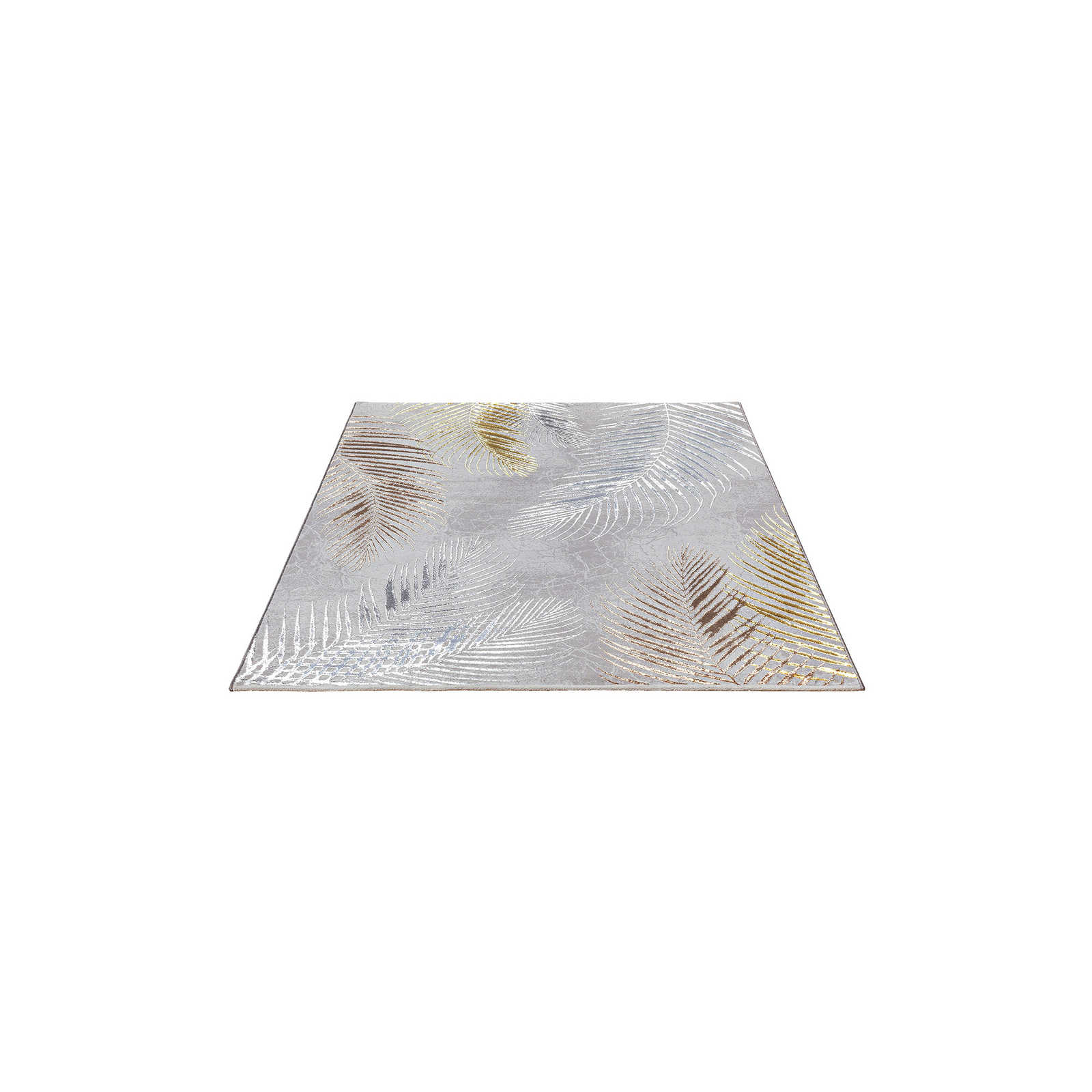 Knuffelzacht hoogpolig tapijt in grijs als loper - 200 x 140 cm
