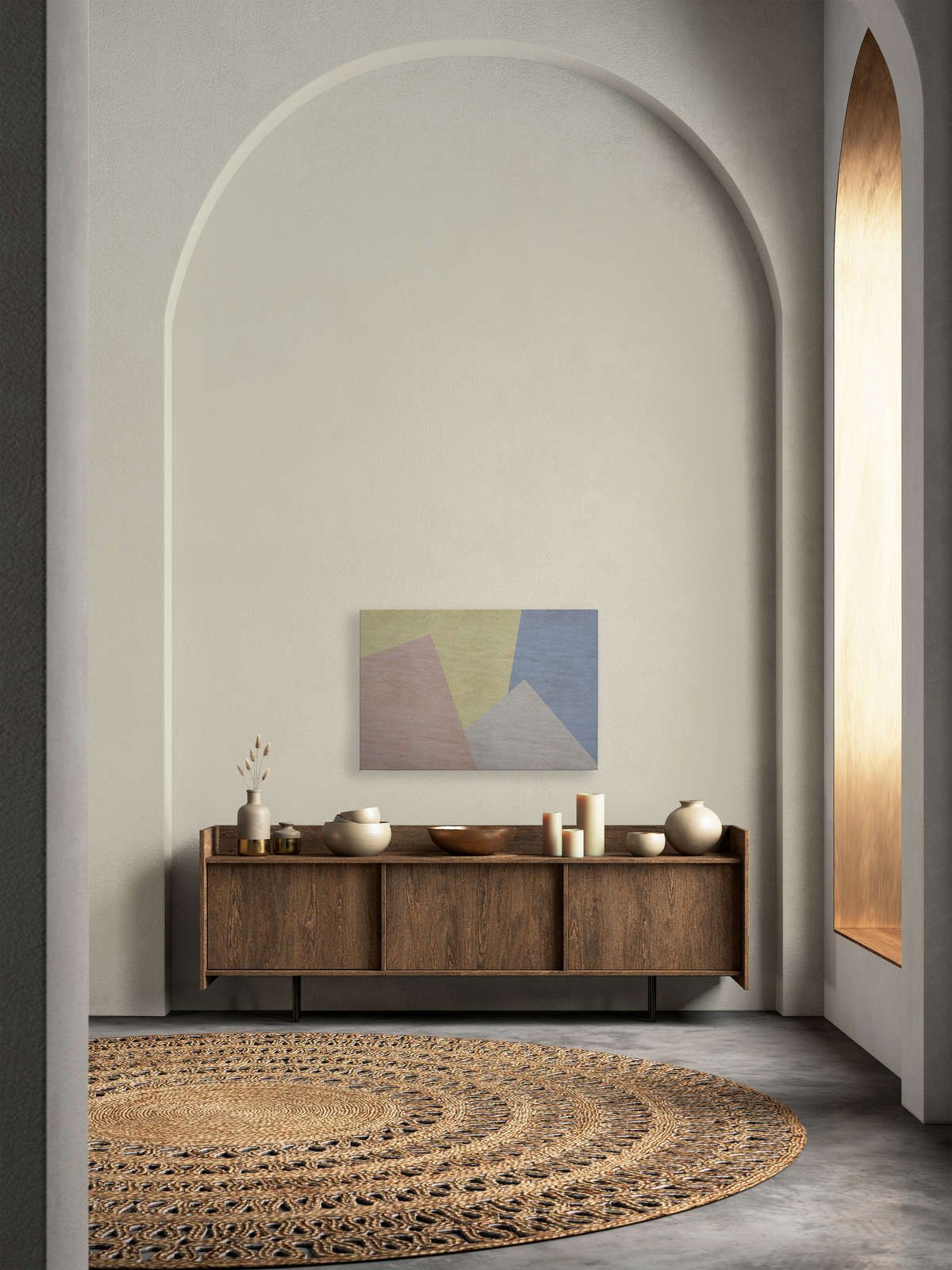             Inaly 3 - Abstract Bont Canvas Schilderij - Multiplex Optiek - 0.90 m x 0.60 m
        