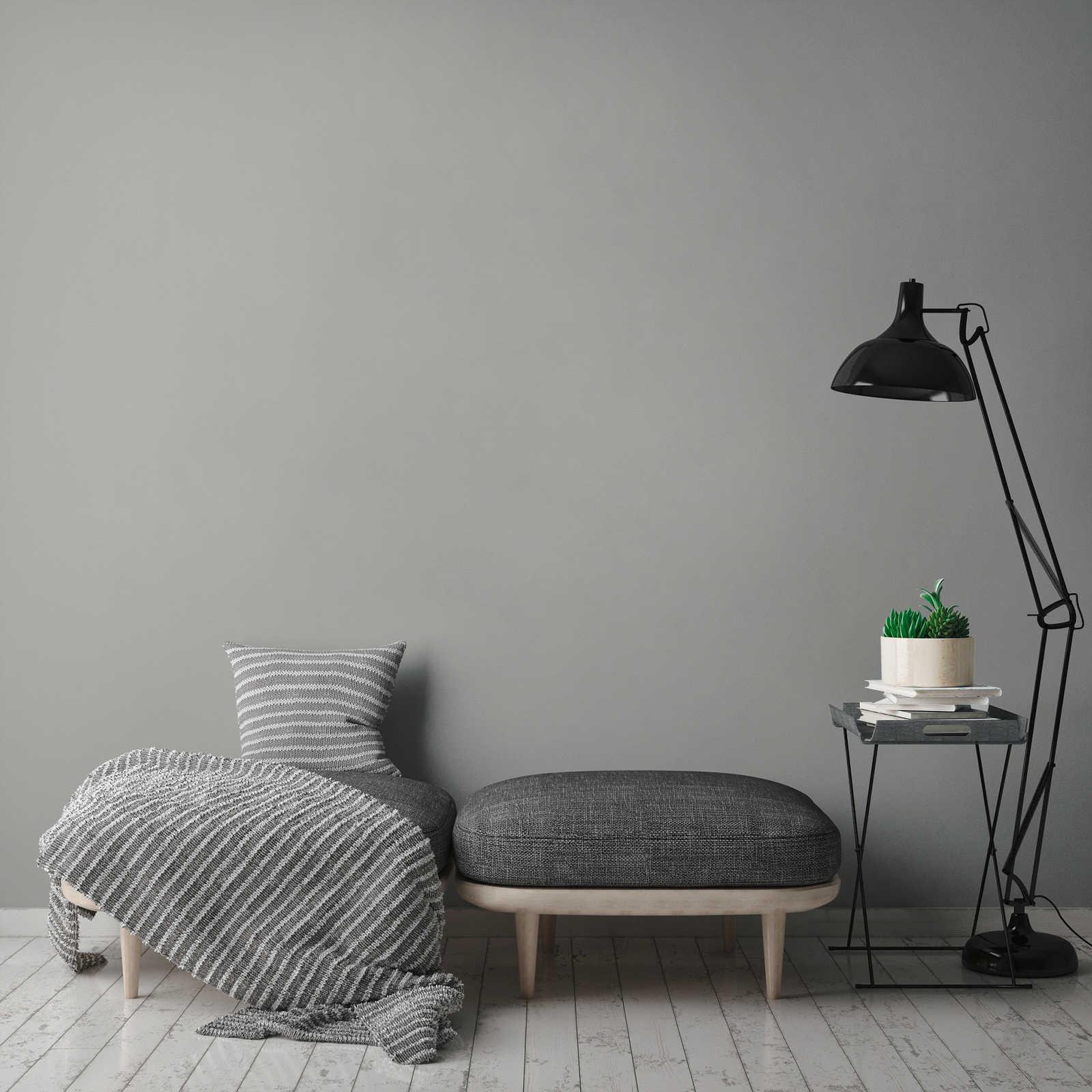             Plain wallpaper grey with matte surface texture
        