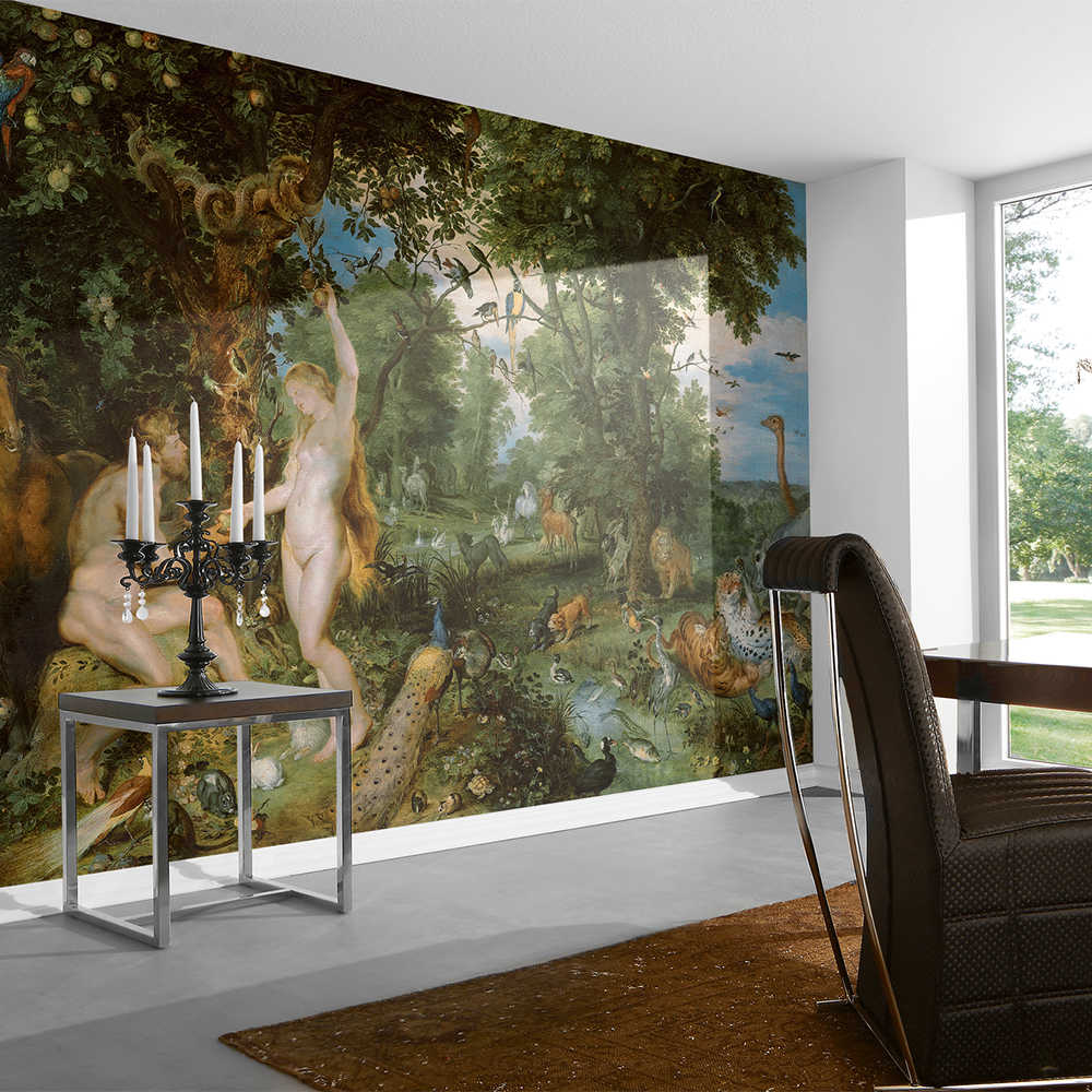         Photo wallpaper "The Garden of Eden with the Fall" by Pieter Brueghel
    