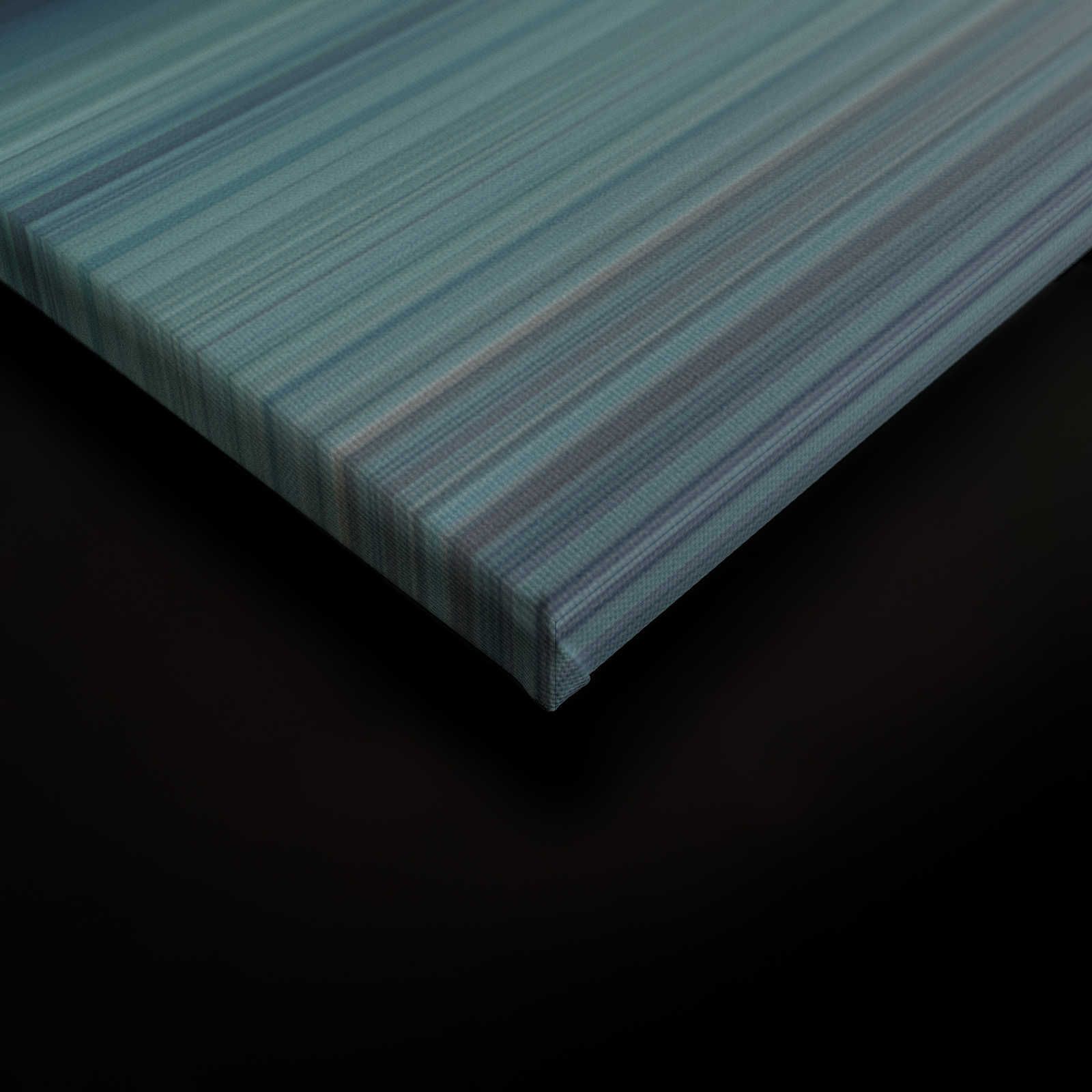             Horizon 1 - Quadro su tela con paesaggio astratto di colore blu - 0,90 m x 0,60 m
        